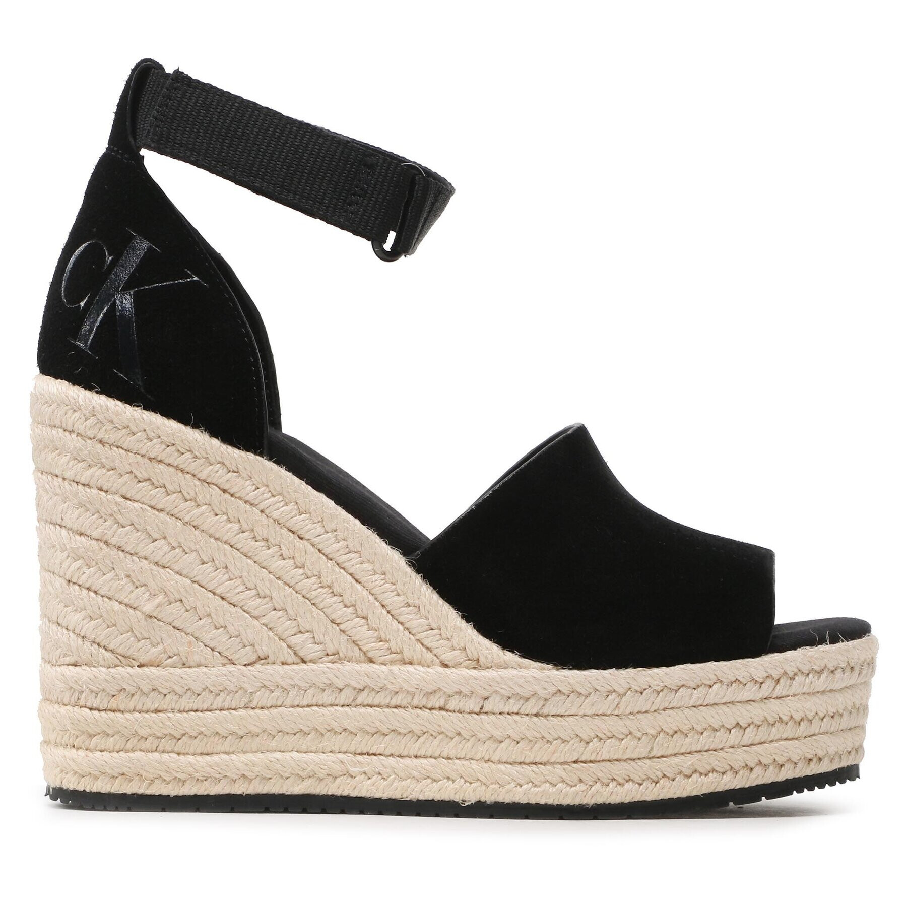 Calvin Klein Jeans Espadrilky YW0YW00963 Čierna - Pepit.sk