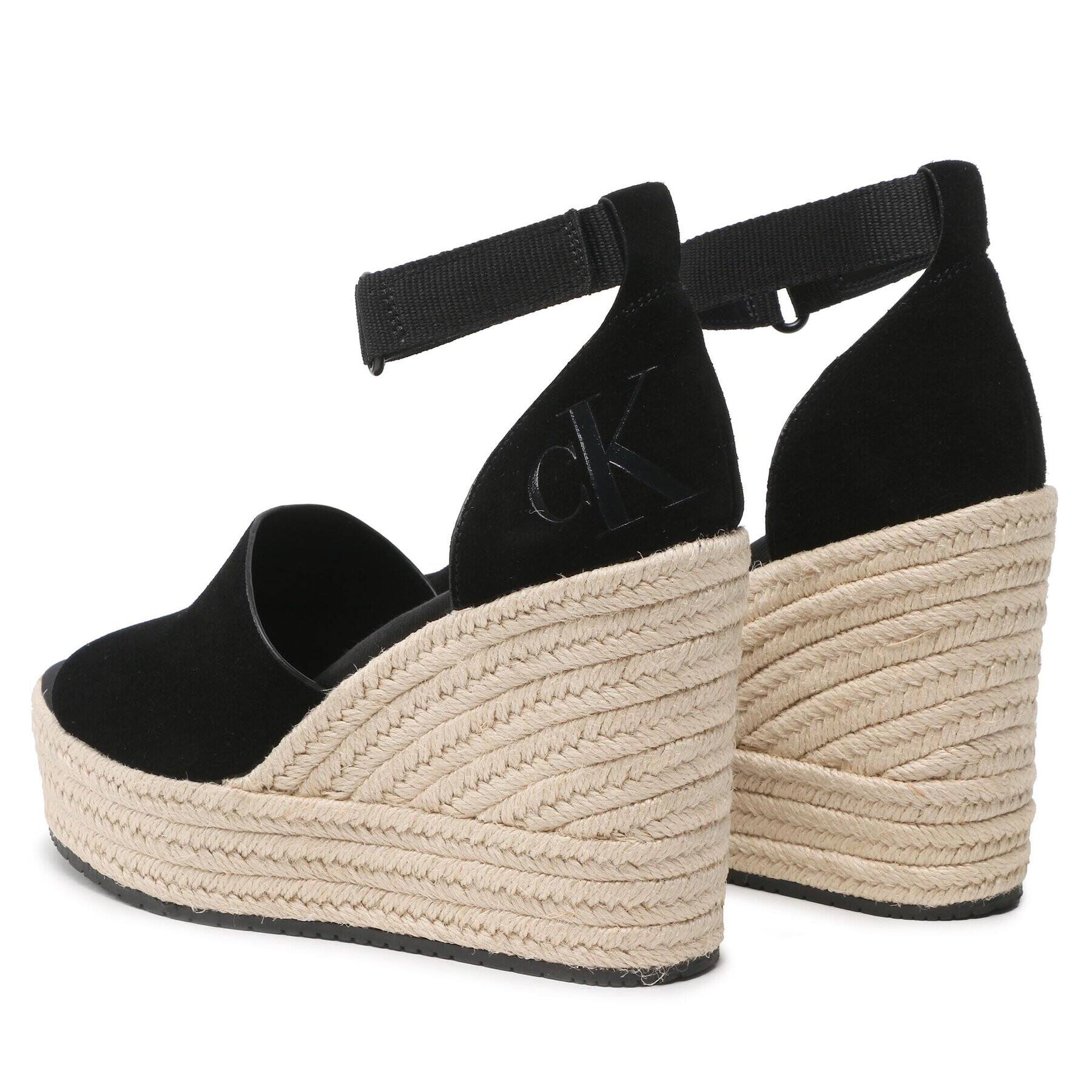 Calvin Klein Jeans Espadrilky YW0YW00963 Čierna - Pepit.sk