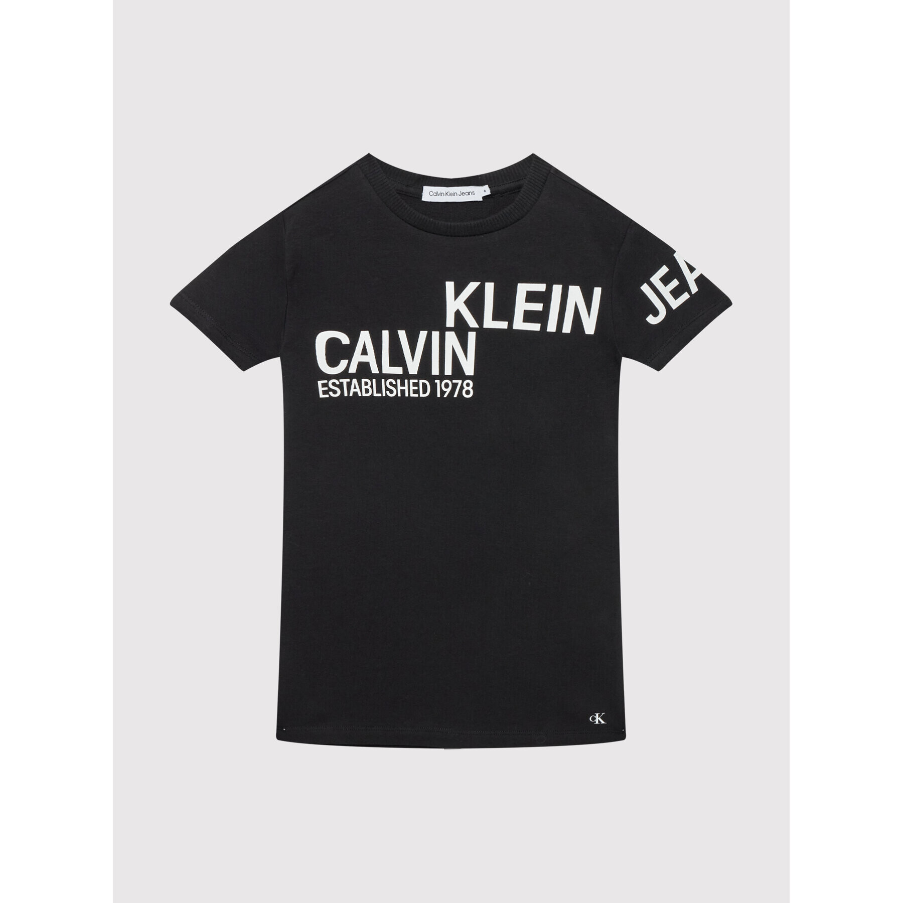 Calvin Klein Jeans Každodenné šaty Hero Logo IG0IG01304 Čierna Regular Fit - Pepit.sk