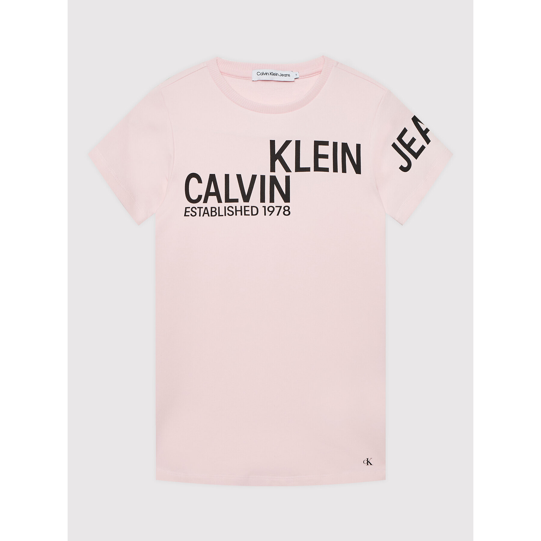 Calvin Klein Jeans Každodenné šaty Hero Logo IG0IG01304 Ružová Regular Fit - Pepit.sk