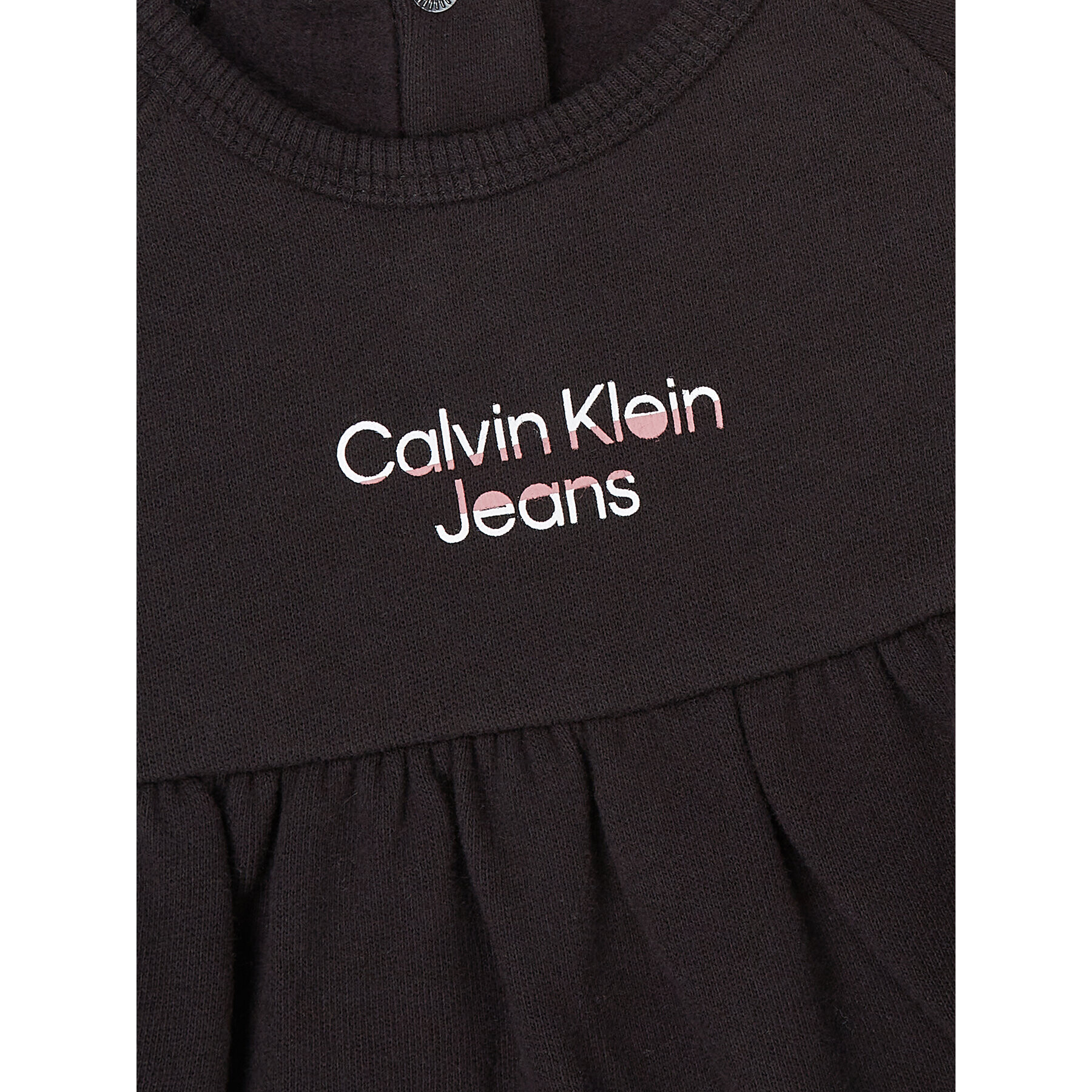 Calvin Klein Jeans Každodenné šaty Hero Logo IN0IN00089 Čierna Regular Fit - Pepit.sk