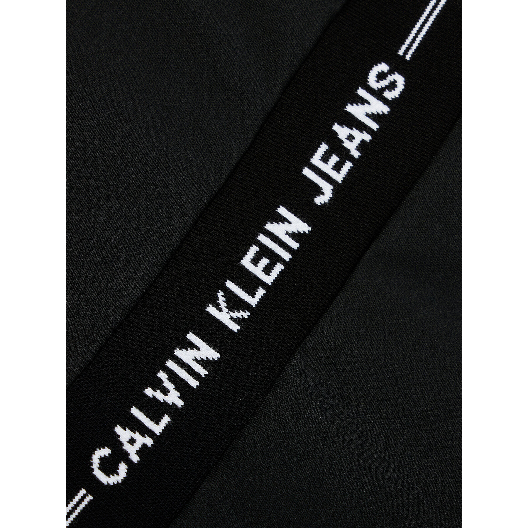 Calvin Klein Jeans Každodenné šaty Intarsia Logo IG0IG01027 Čierna Regular Fit - Pepit.sk