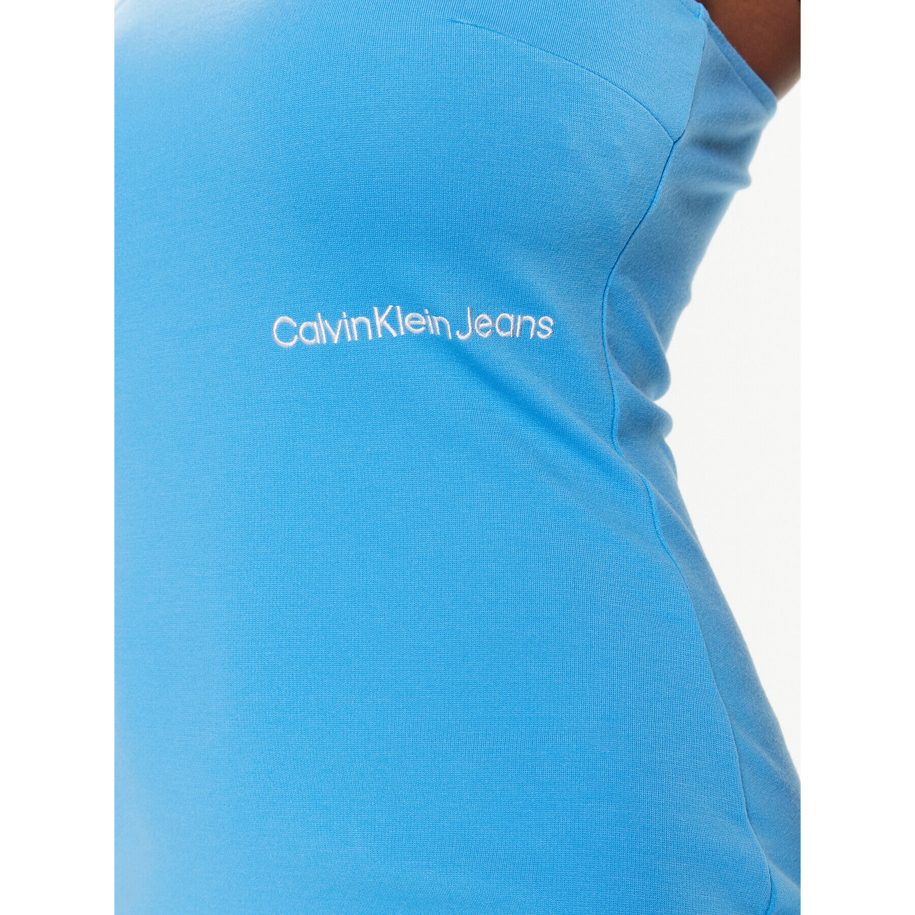 Calvin Klein Jeans Každodenné šaty J20J220757 Modrá Slim Fit - Pepit.sk