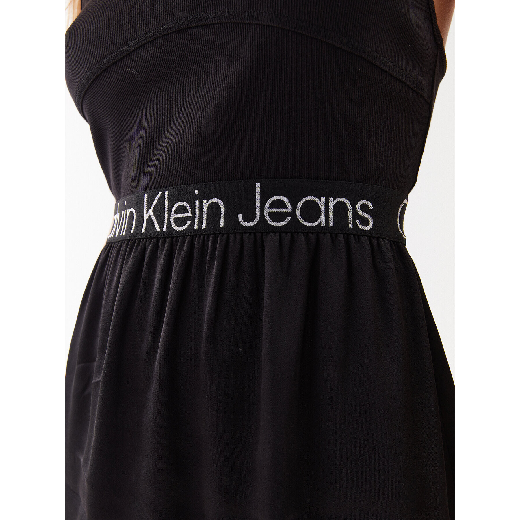 Calvin Klein Jeans Každodenné šaty J20J221624 Čierna Regular Fit - Pepit.sk