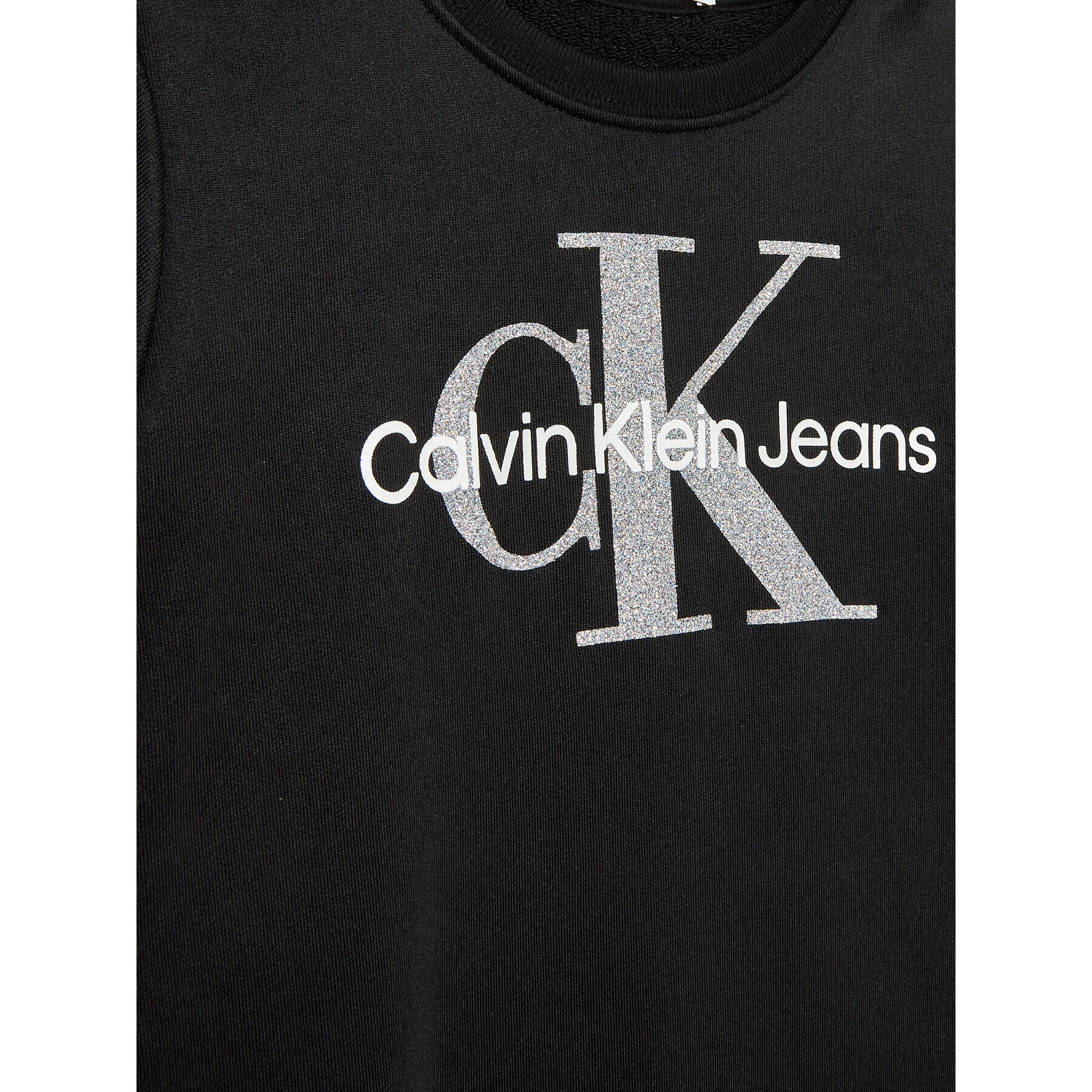 Calvin Klein Jeans Každodenné šaty Monogram Metallic IG0IG01835 Čierna Regular Fit - Pepit.sk