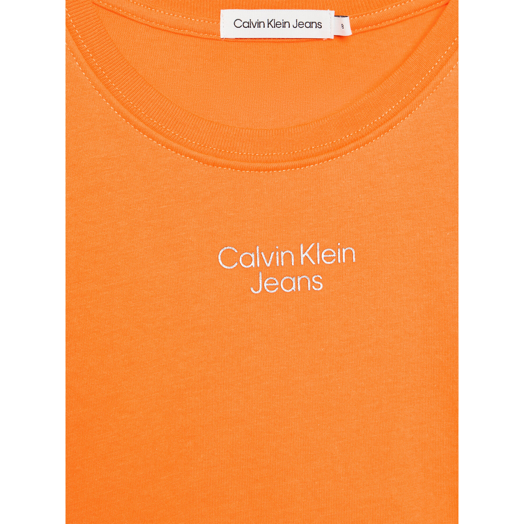 Calvin Klein Jeans Každodenné šaty Overlap IG0IG01959 Oranžová Regular Fit - Pepit.sk