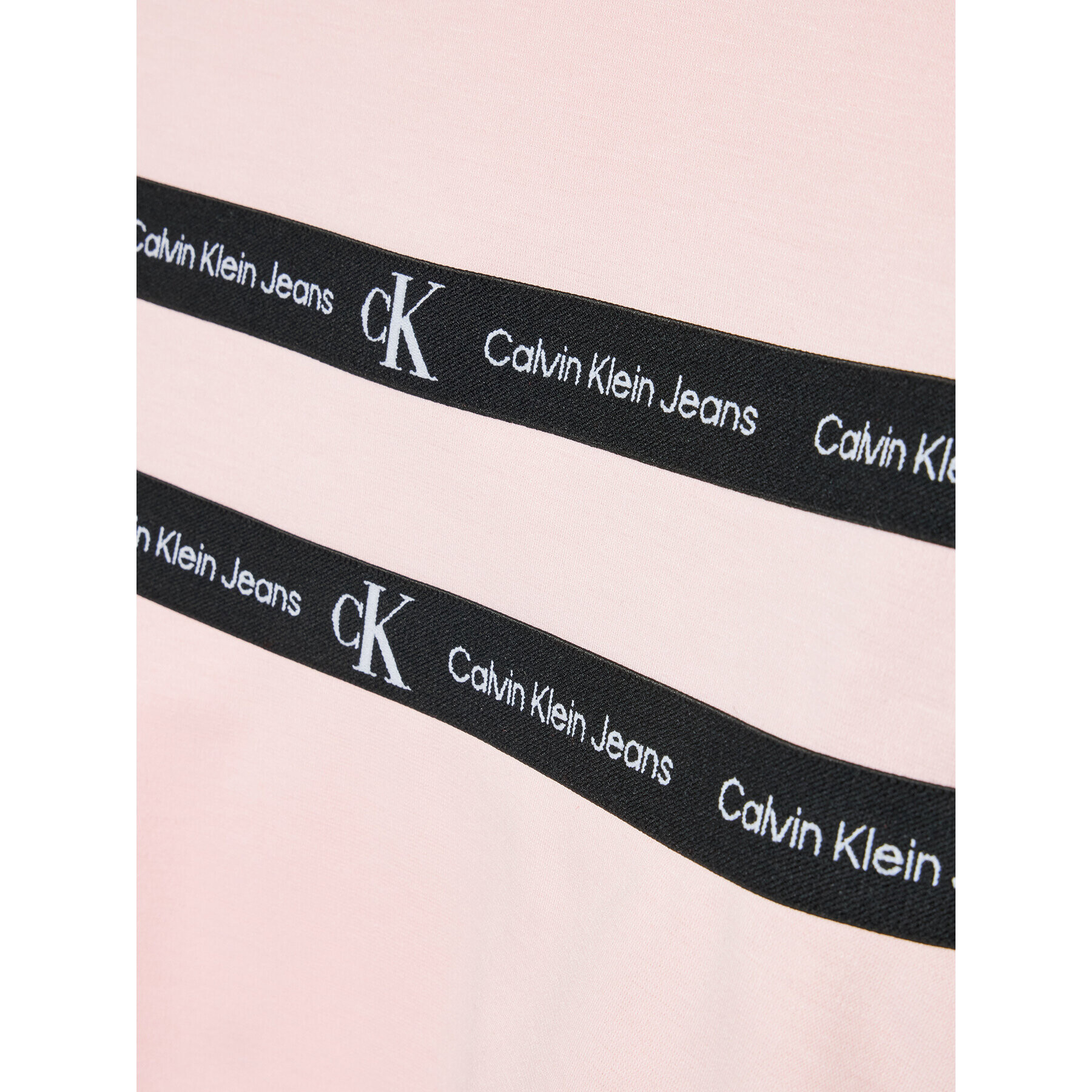 Calvin Klein Jeans Každodenné šaty Punto Logo IG0IG01413 Ružová Slim Fit - Pepit.sk