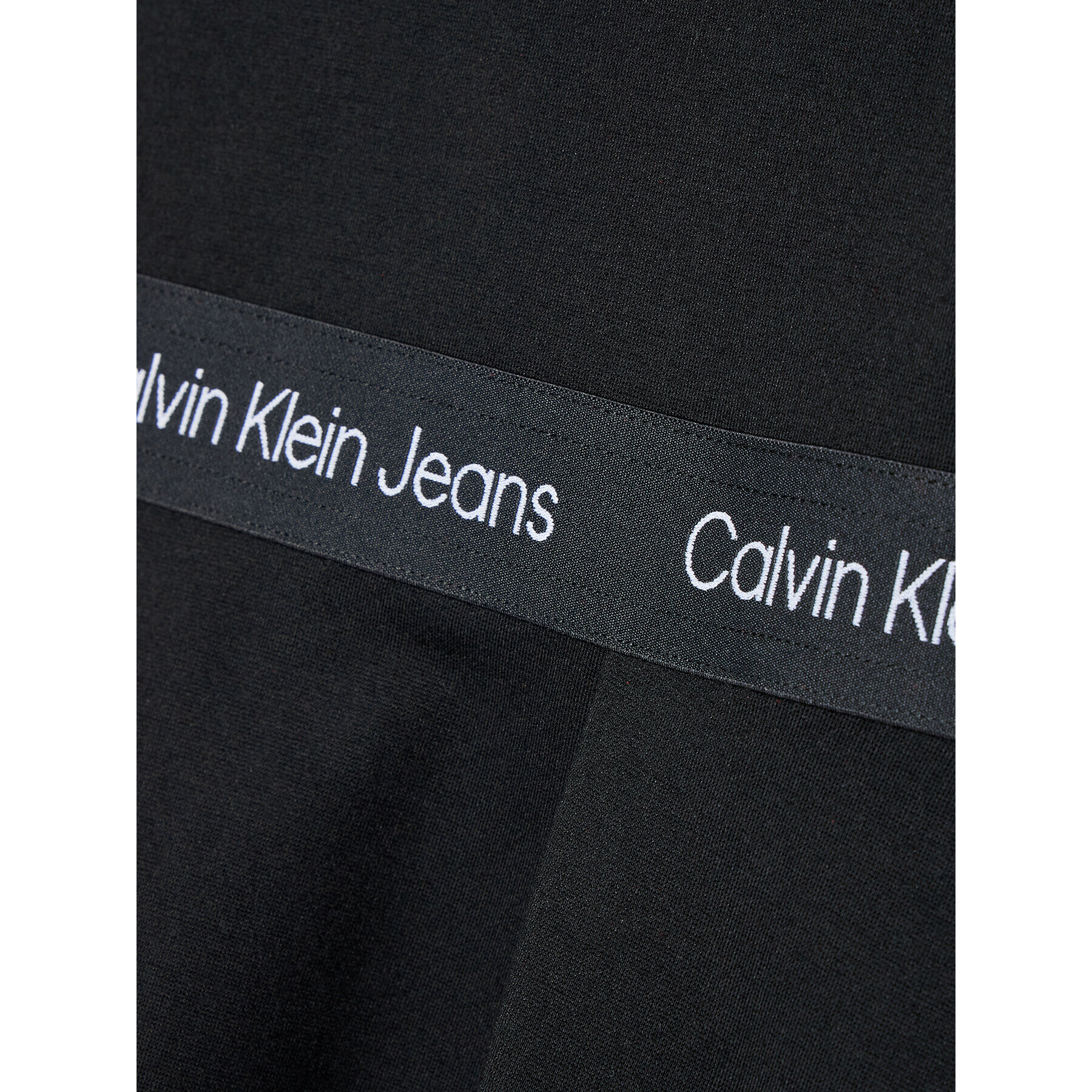 Calvin Klein Jeans Každodenné šaty Punto Logo IG0IG01564 Čierna Regular Fit - Pepit.sk