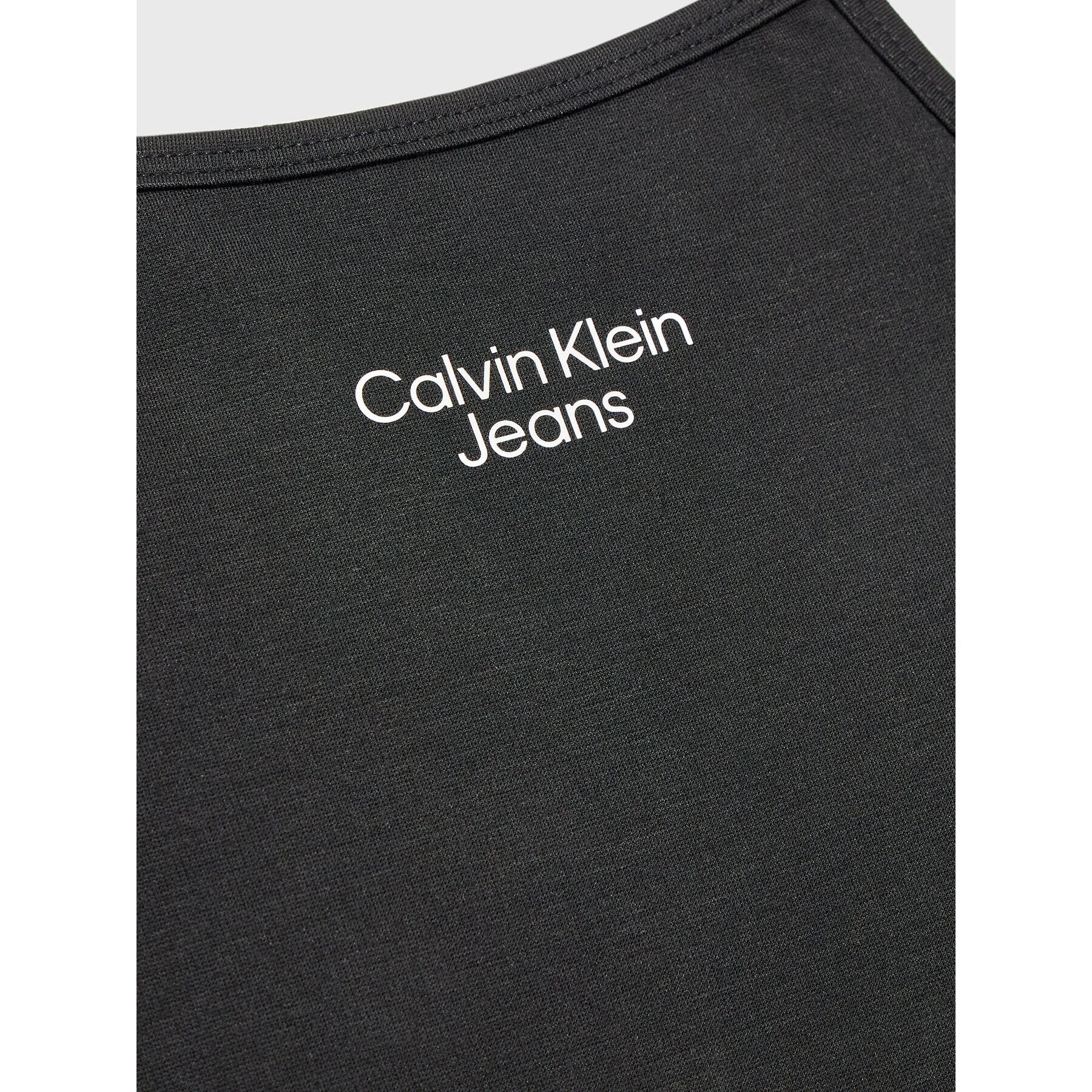 Calvin Klein Jeans Každodenné šaty Stack Logo IG0IG01963 Čierna Regular Fit - Pepit.sk