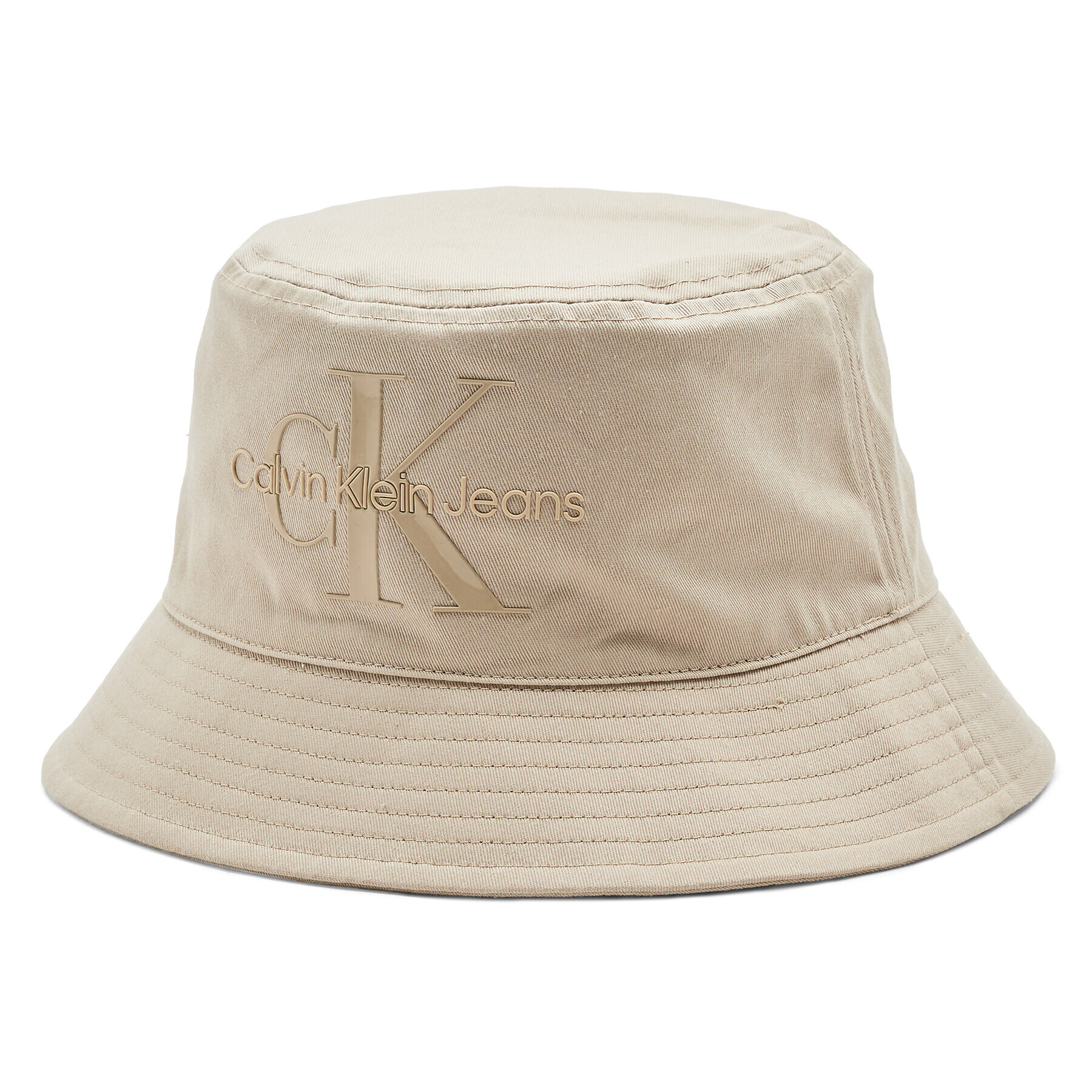 Calvin Klein Jeans Klobúk Monogram Bucket Hat K60K610715 Béžová - Pepit.sk