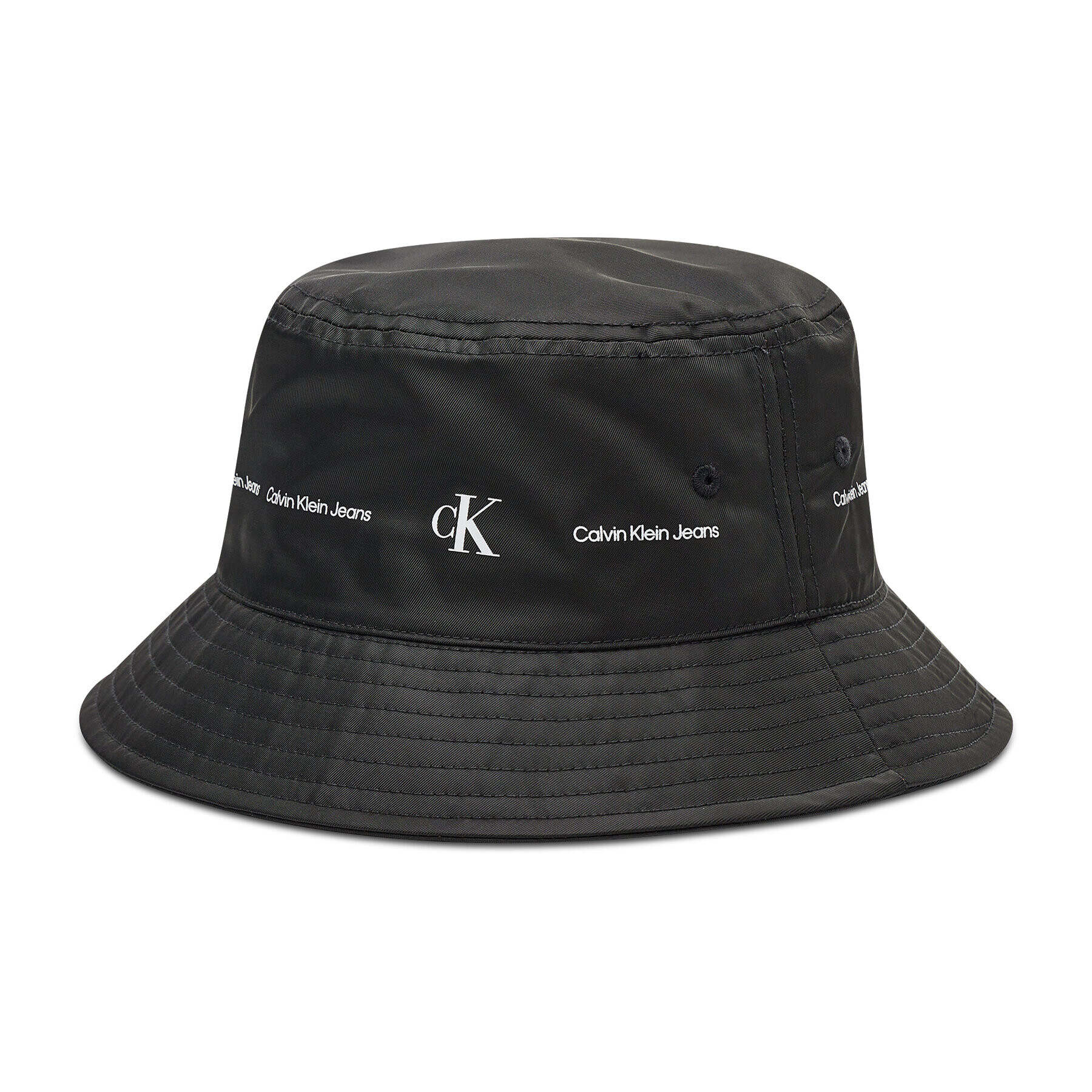 Calvin Klein Jeans Klobúk Stripe Logo Bucket K50K508972 Čierna - Pepit.sk