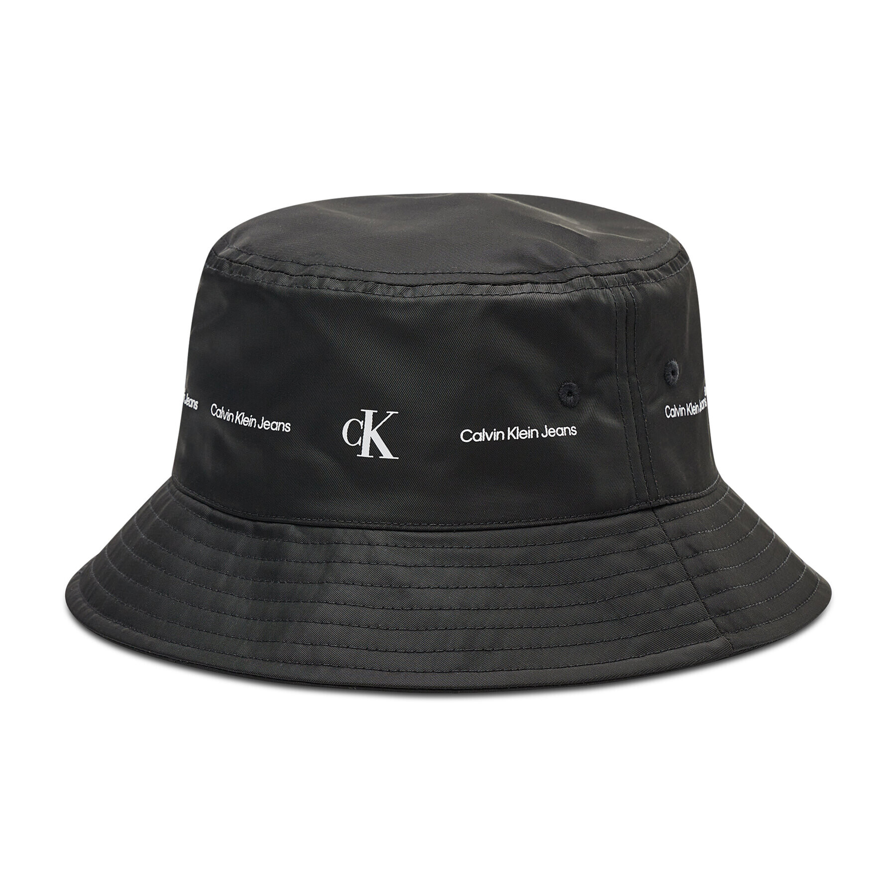 Calvin Klein Jeans Klobúk Stripe Logo Bucket K50K508972 Čierna - Pepit.sk