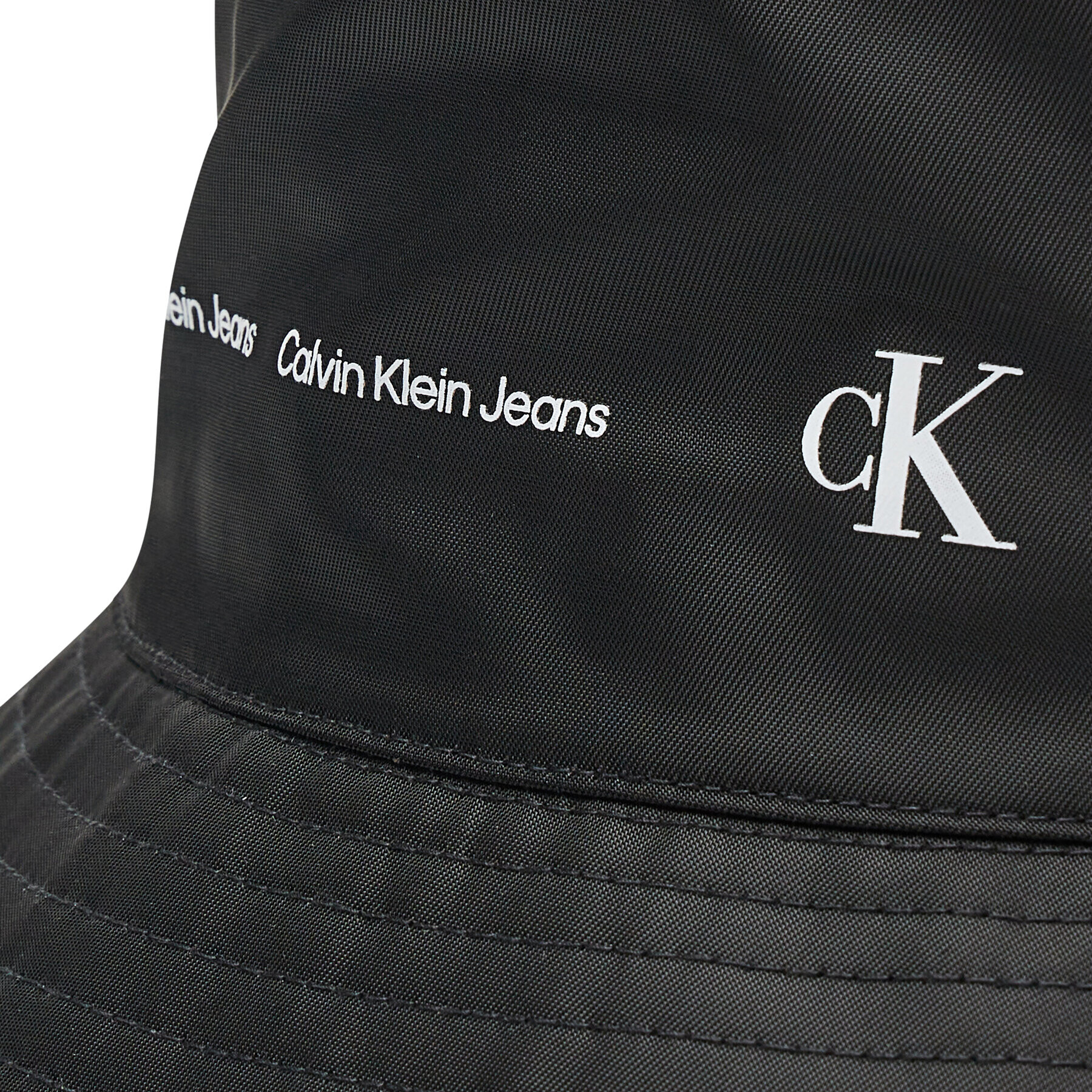 Calvin Klein Jeans Klobúk Stripe Logo Bucket K50K508972 Čierna - Pepit.sk