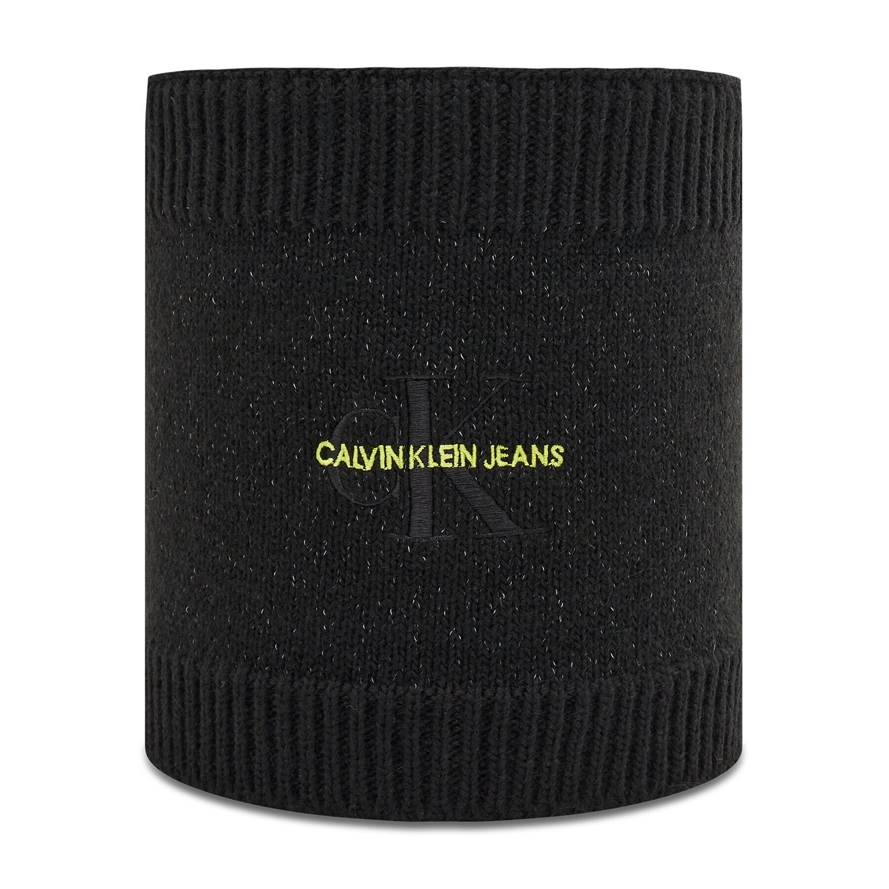 Calvin Klein Jeans Komínový šál Knitted Reflective Snood K50K507192 Čierna - Pepit.sk