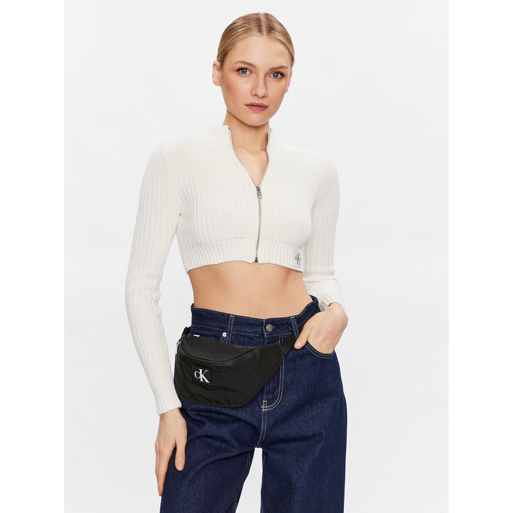 Calvin Klein Jeans Ľadvinka City Nylon Waistbag32 K60K610398 Čierna - Pepit.sk