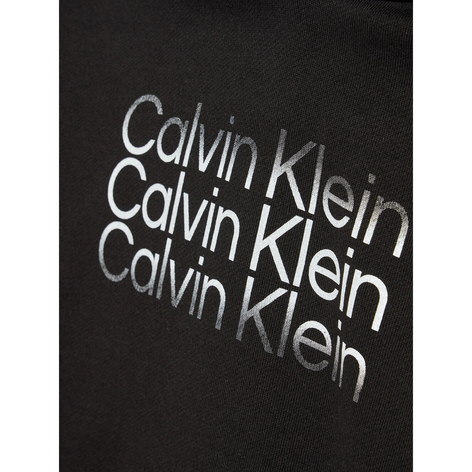 Calvin Klein Jeans Mikina Inst. Cut Off Logo IB0IB01160 Čierna Regular Fit - Pepit.sk