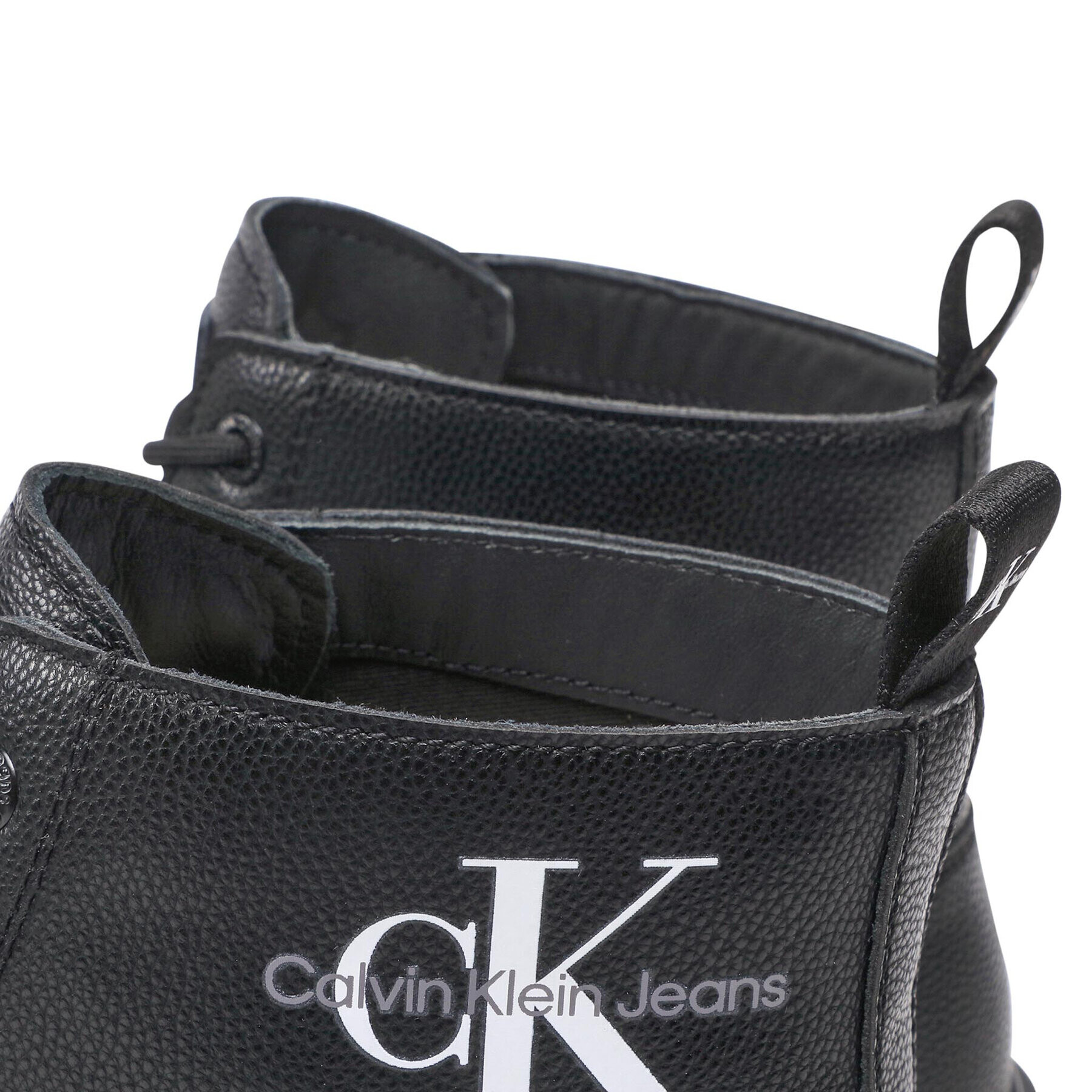 Calvin Klein Jeans Outdoorová obuv Lug Mid Laceup Boot YM0YM00543 Čierna - Pepit.sk