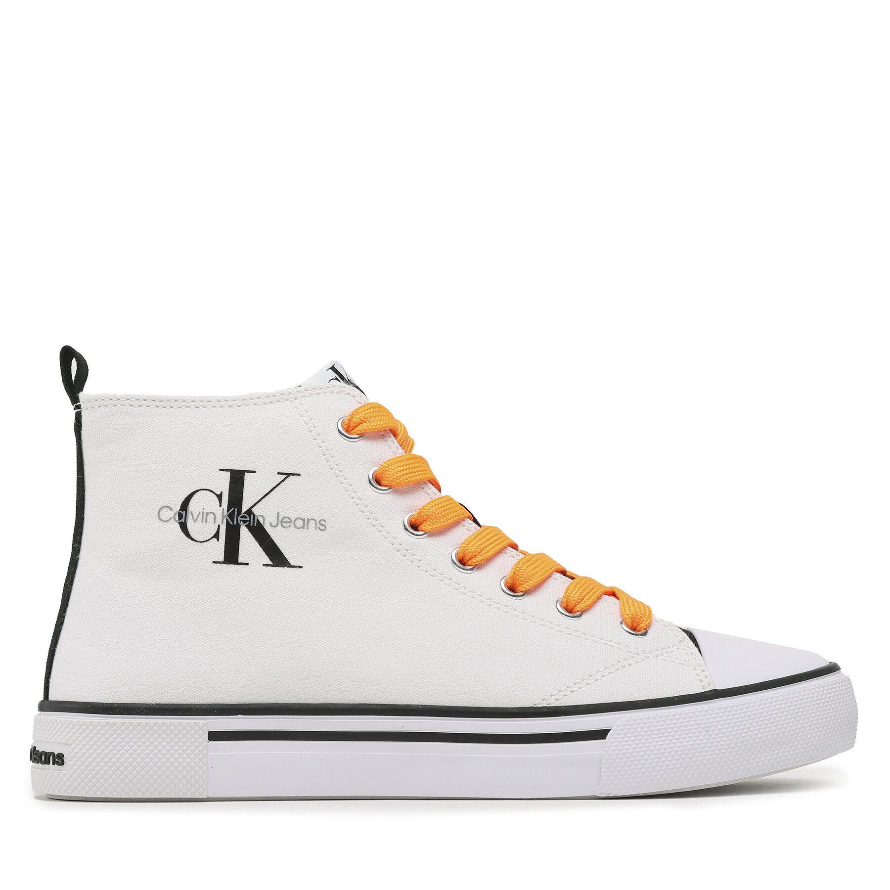 Calvin Klein Jeans Plátenky High Top Lace-Up Sneaker V3X9-80569-0890 S Biela - Pepit.sk