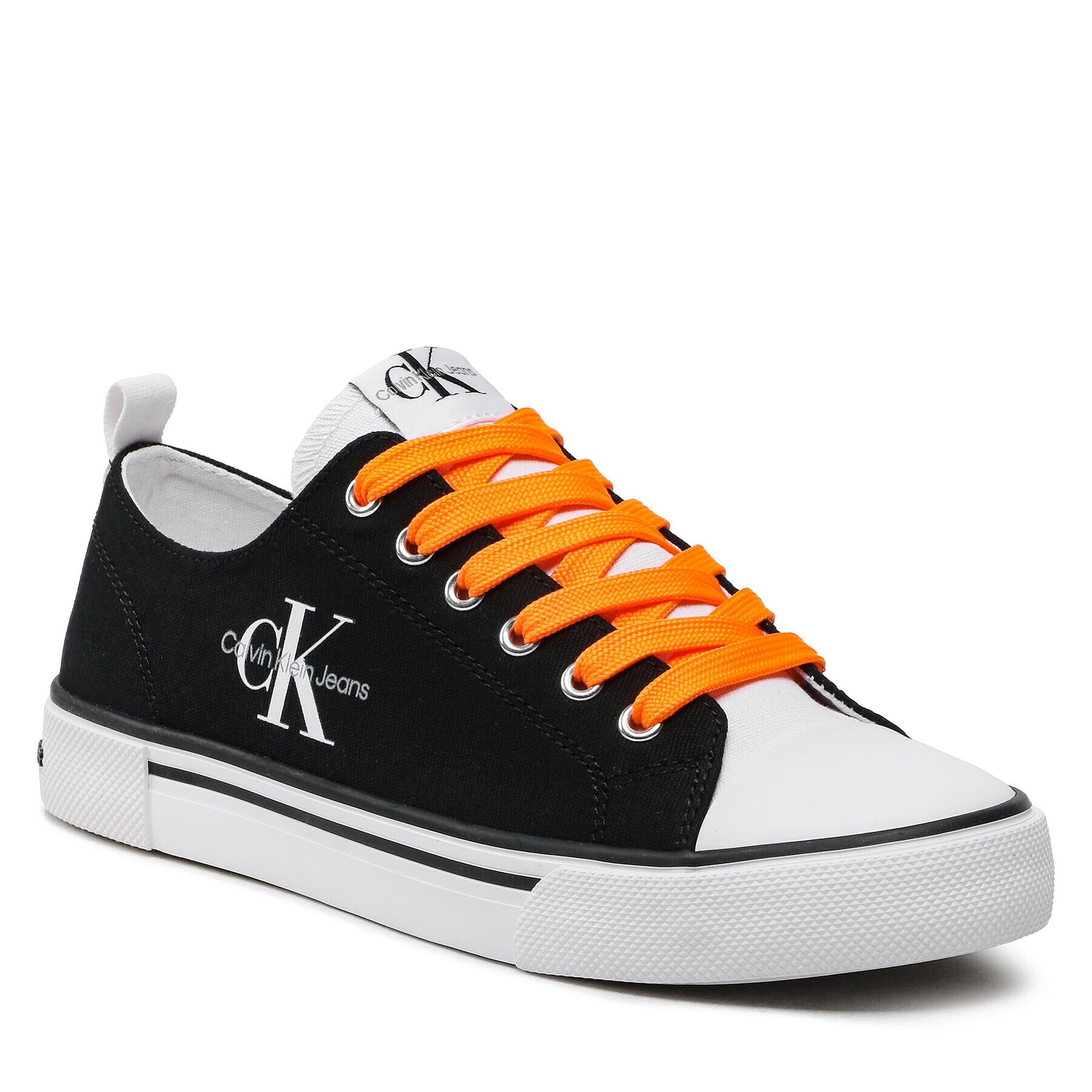 Calvin Klein Jeans Plátenky Low Cut Lace-Up Sneaker V3X9-80567-0890 S Čierna - Pepit.sk