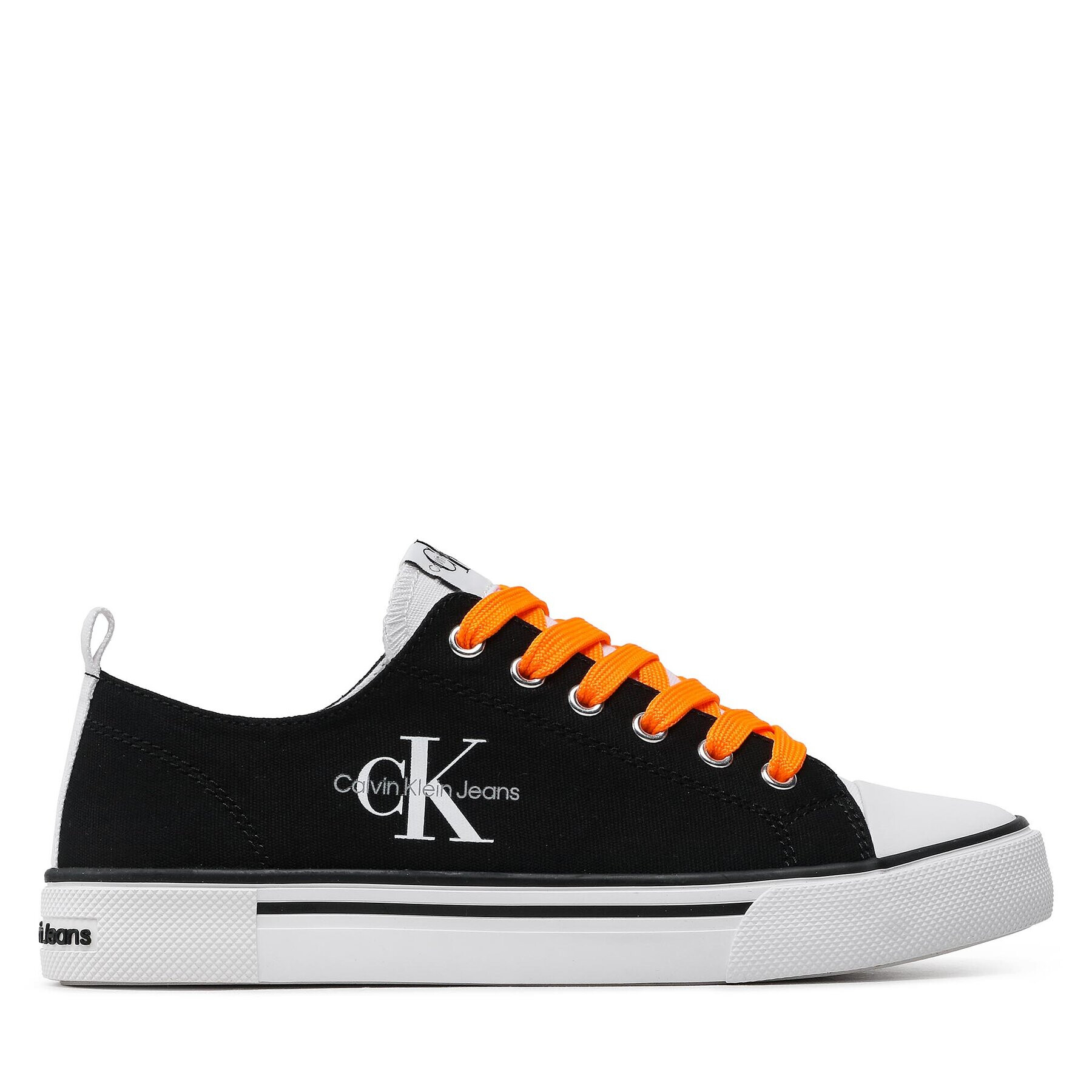 Calvin Klein Jeans Plátenky Low Cut Lace-Up Sneaker V3X9-80567-0890 S Čierna - Pepit.sk