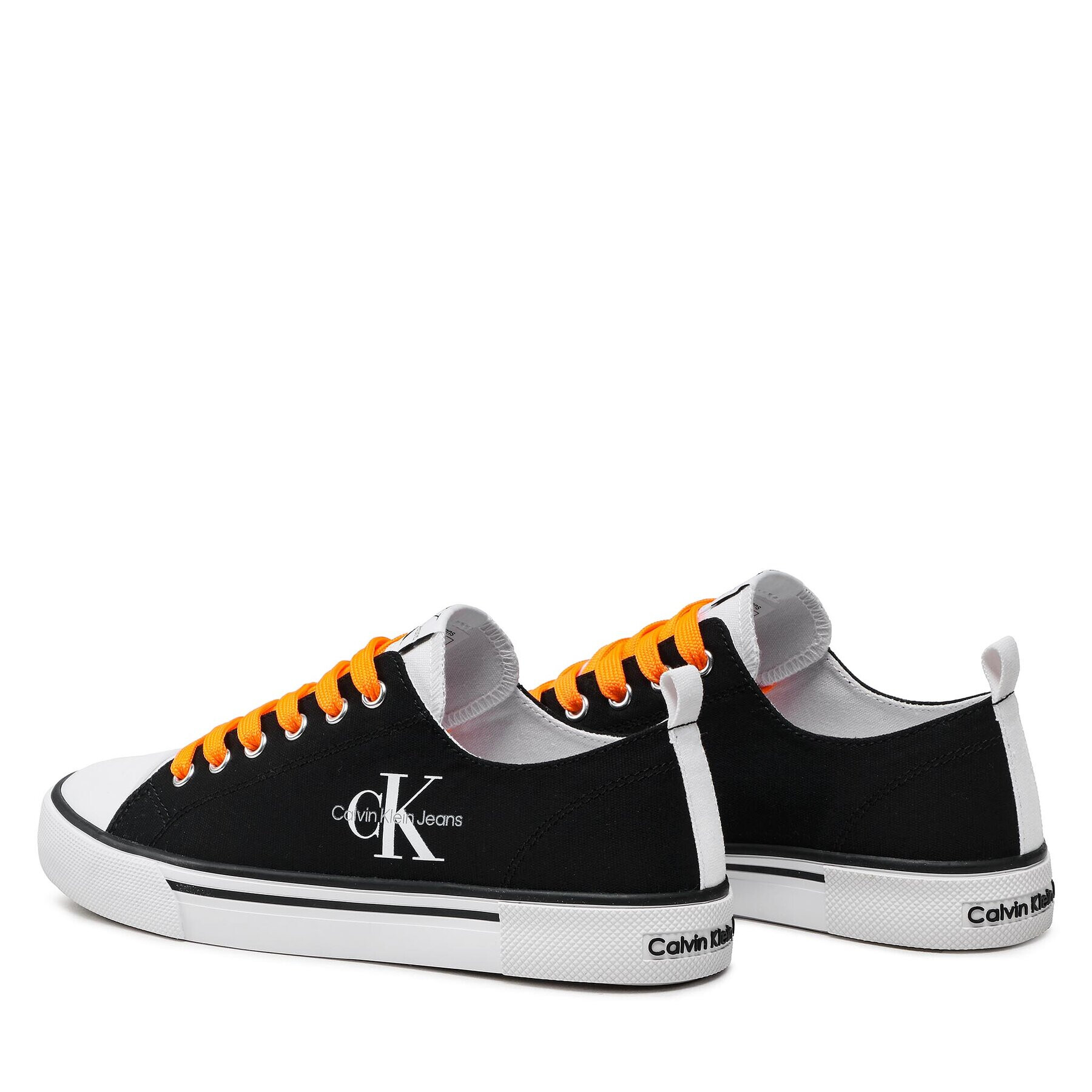 Calvin Klein Jeans Plátenky Low Cut Lace-Up Sneaker V3X9-80567-0890 S Čierna - Pepit.sk