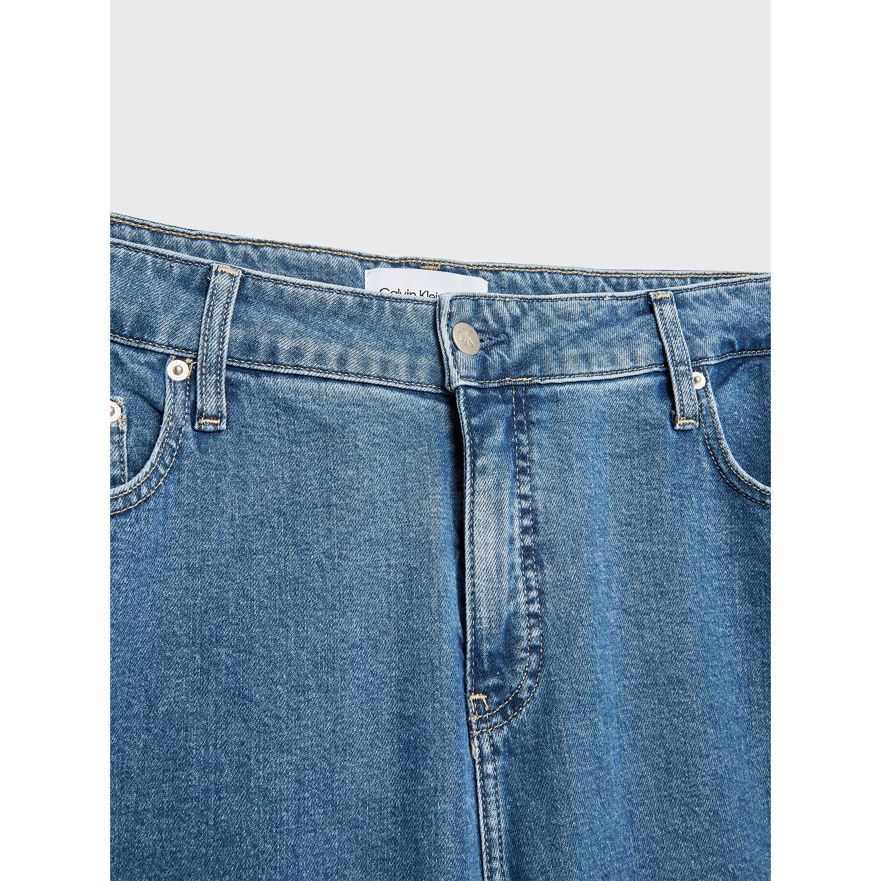 Calvin Klein Jeans Džínsy J20J220882 Modrá Mom Fit - Pepit.sk