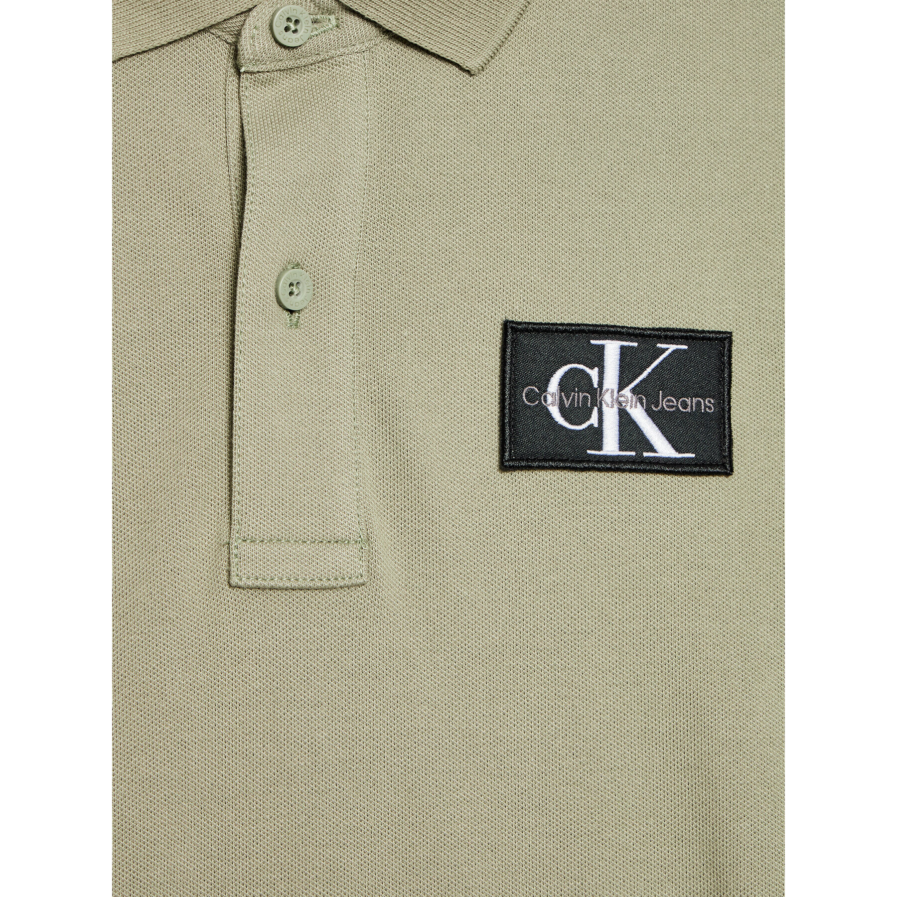 Calvin Klein Jeans Polokošeľa IB0IB01128 Zelená Regular Fit - Pepit.sk