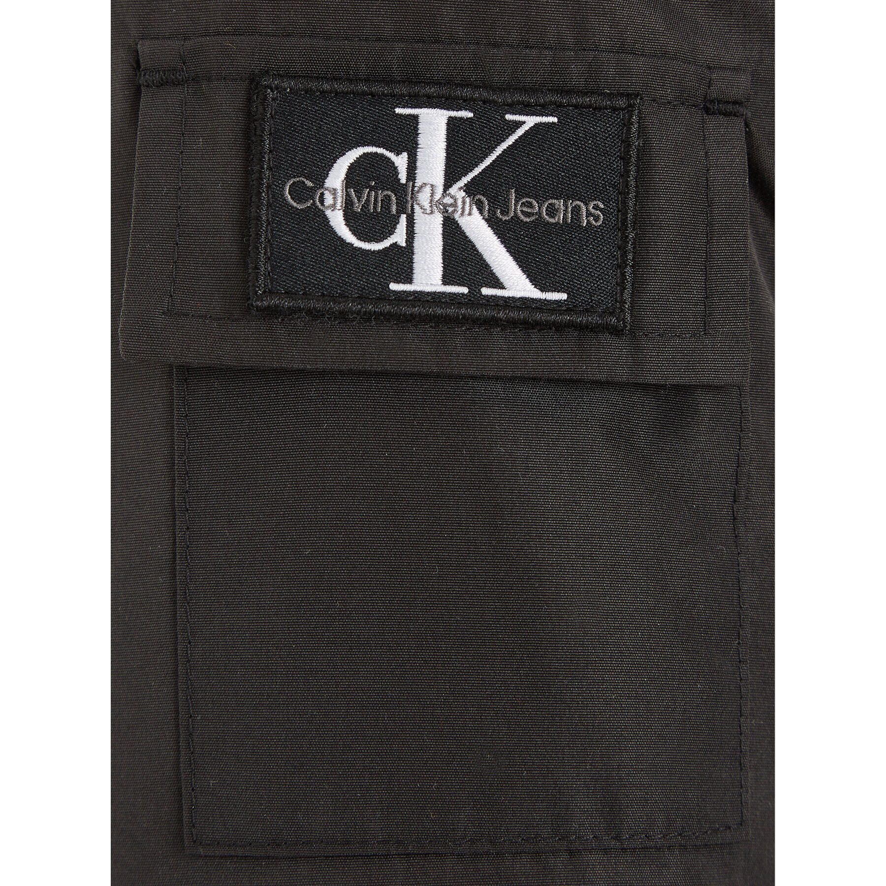 Calvin Klein Jeans Prechodná bunda Back To Skool IB0IB01274 Čierna Regular Fit - Pepit.sk