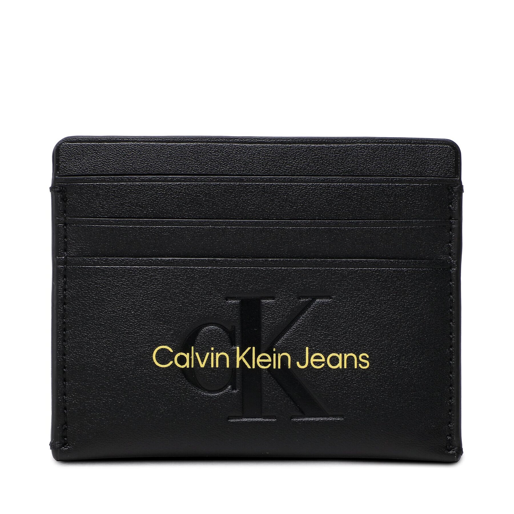 Calvin Klein Jeans Puzdro na kreditné karty Sculpted Cardcase 6Cc Mono K60K608399 Čierna - Pepit.sk