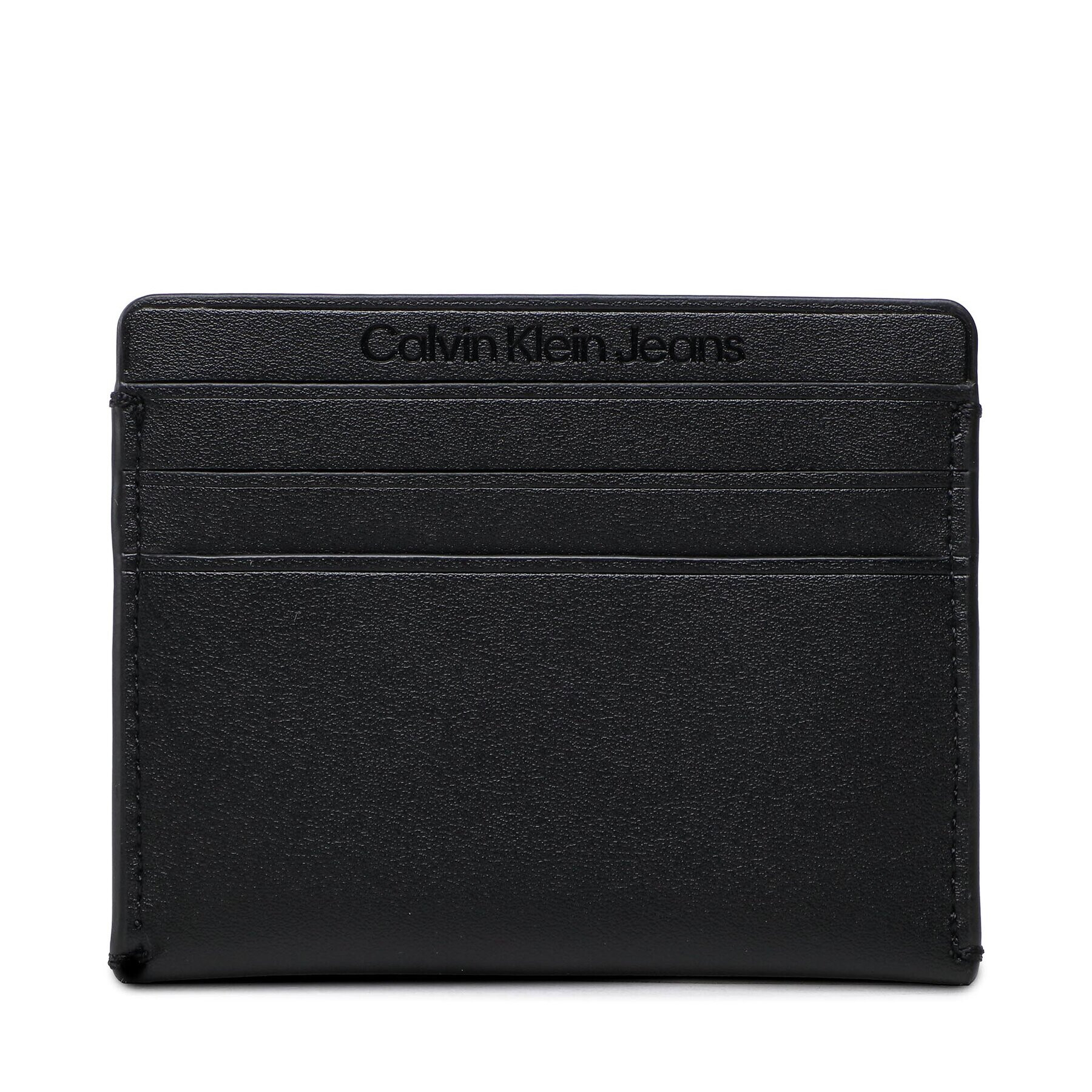 Calvin Klein Jeans Puzdro na kreditné karty Sculpted Cardcase 6Cc Mono K60K608399 Čierna - Pepit.sk