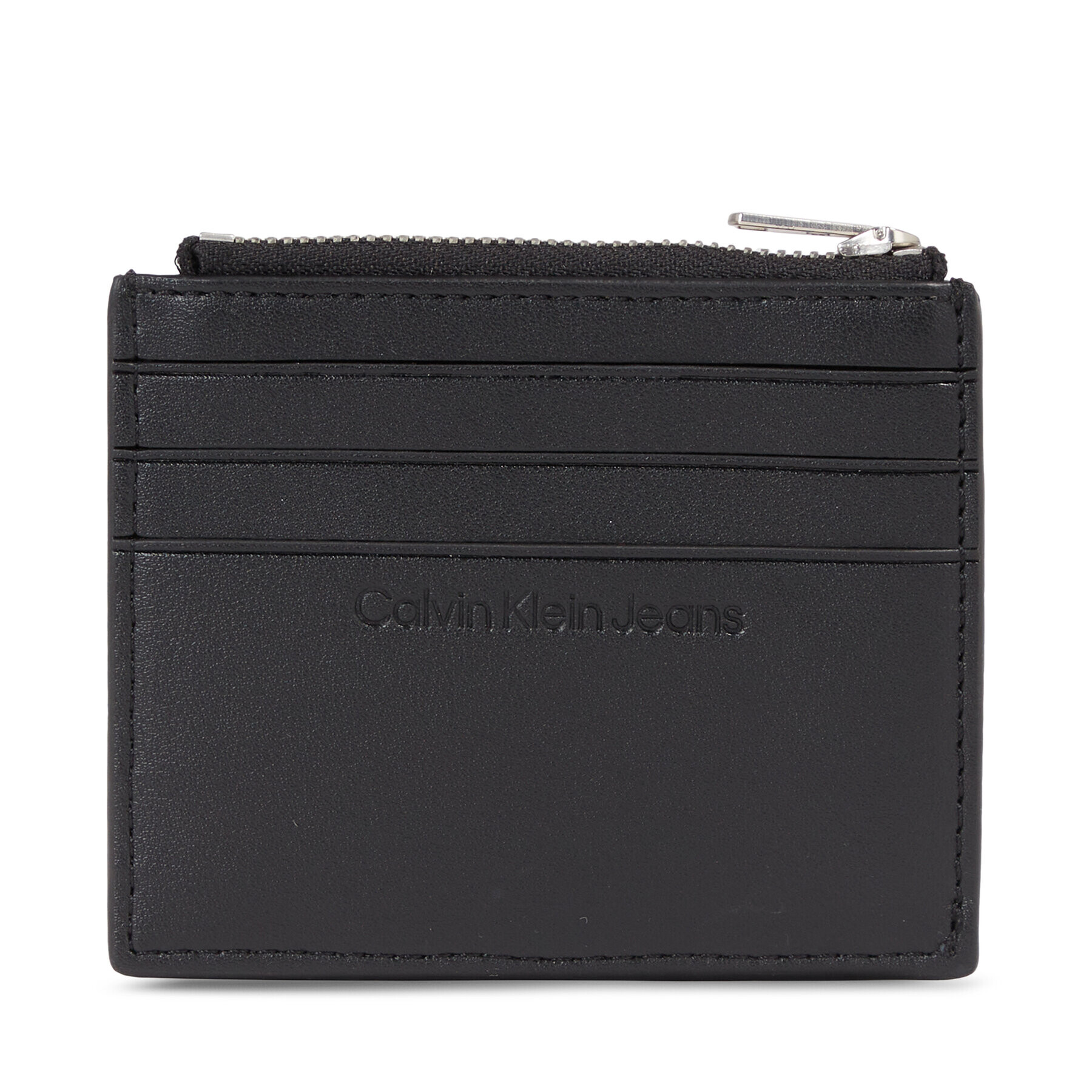 Calvin Klein Jeans Puzdro na kreditné karty Sculpted Cardcase 6Cc Mono K60K608399 Čierna - Pepit.sk