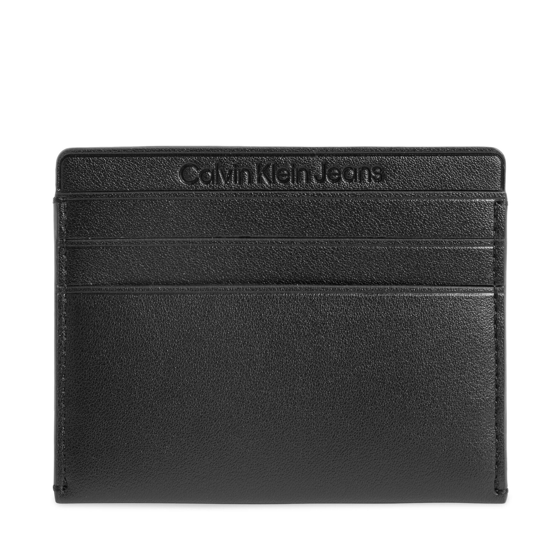 Calvin Klein Jeans Puzdro na kreditné karty Sculpted Cardcase 6Cc Mono K60K610885 Čierna - Pepit.sk