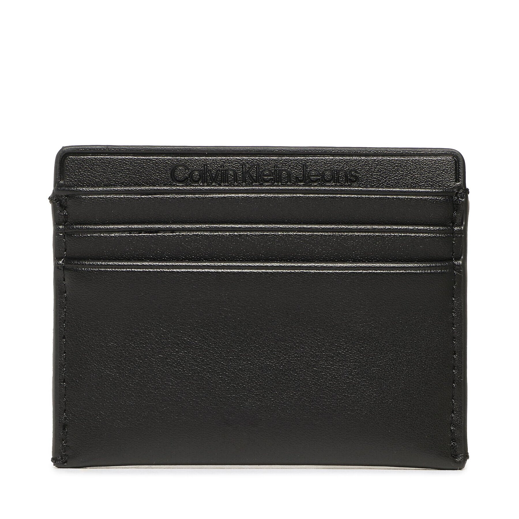 Calvin Klein Jeans Puzdro na kreditné karty Sculpted Cardholder 6 Cc Mono K60K610356 Čierna - Pepit.sk