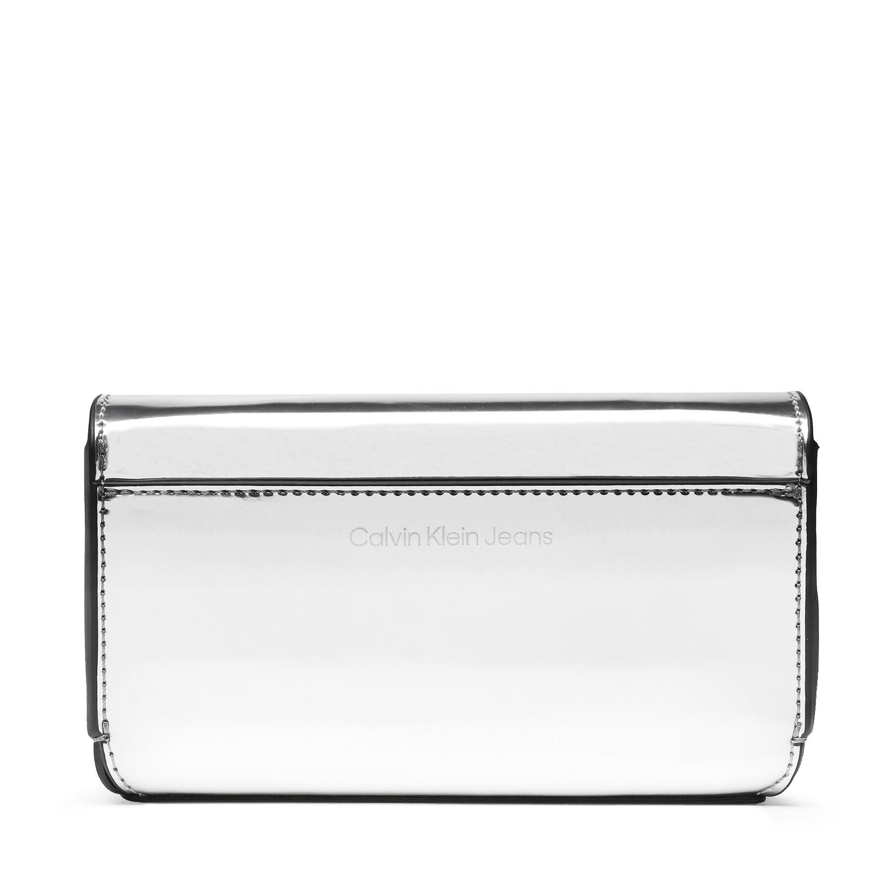 Calvin Klein Jeans Puzdro na telefón Sculpted Ew Flap Phone Cb Silver K60K610406 Strieborná - Pepit.sk