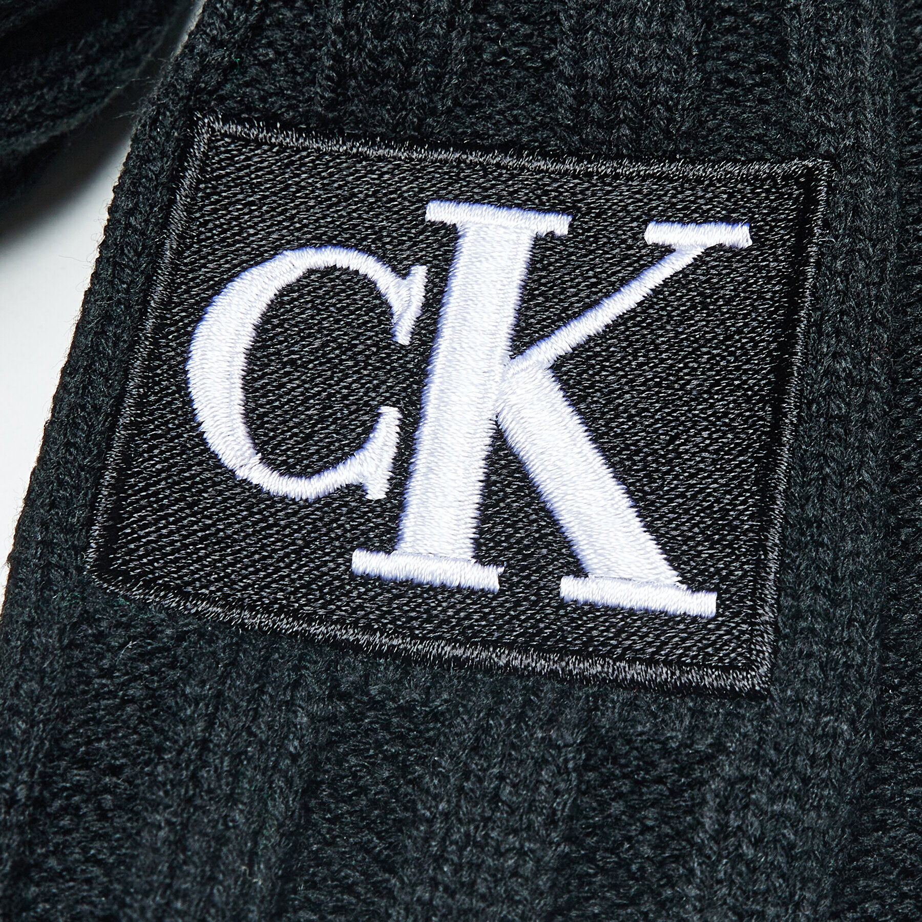 Calvin Klein Jeans Šál Monogram IU0IU00347 Čierna - Pepit.sk