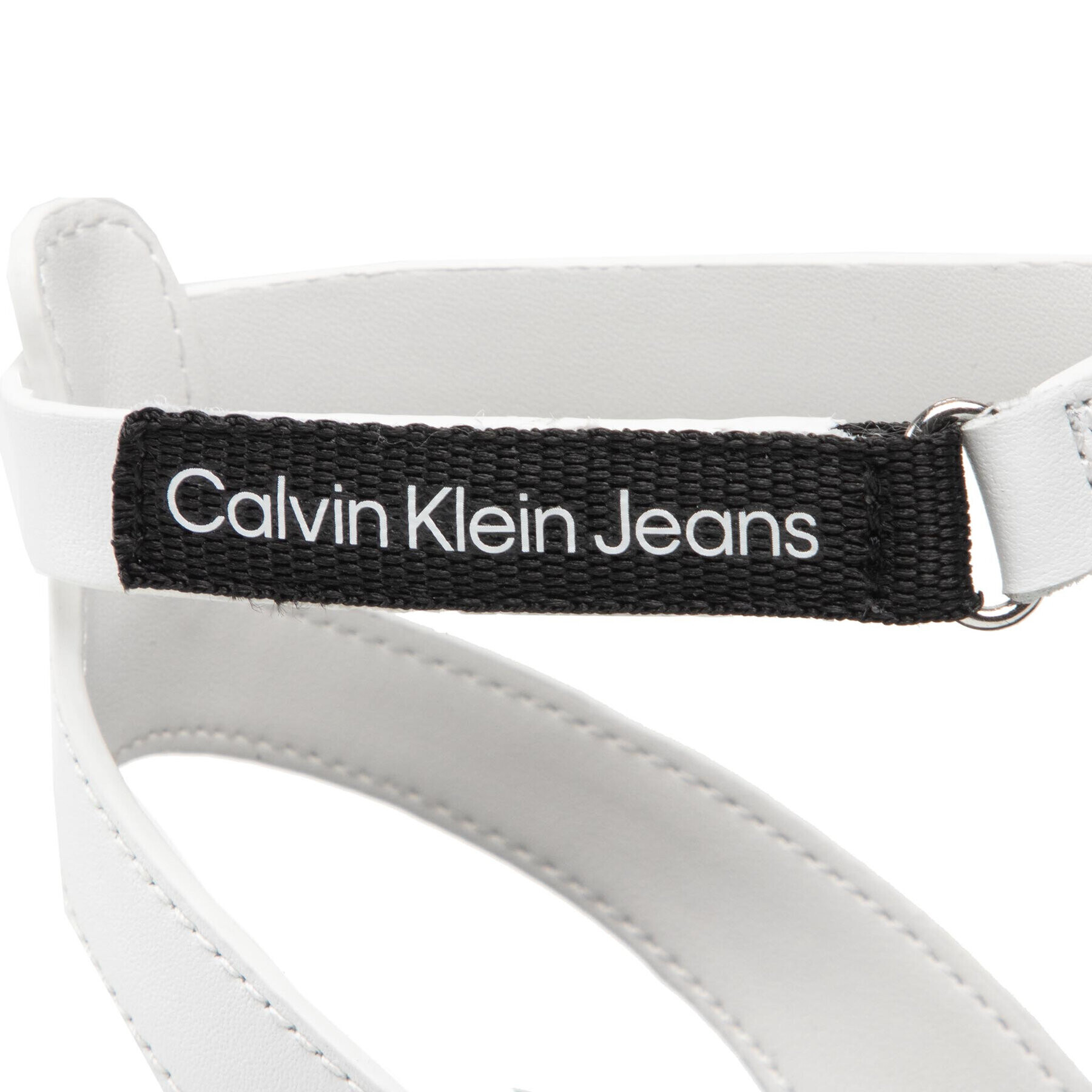 Calvin Klein Jeans Sandále Flat Sandal Toe YW0YW00545 Biela - Pepit.sk