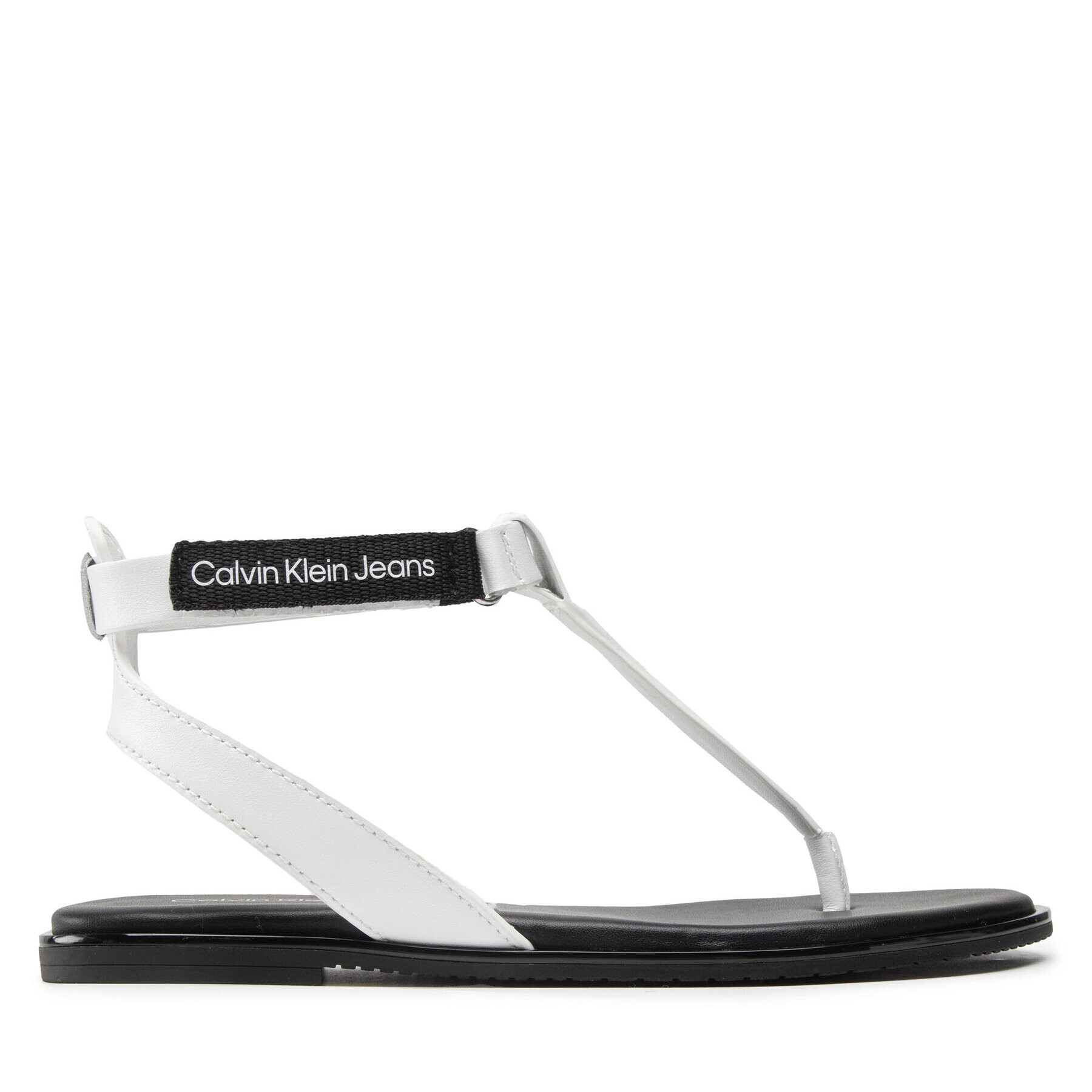 Calvin Klein Jeans Sandále Flat Sandal Toe YW0YW00545 Biela - Pepit.sk