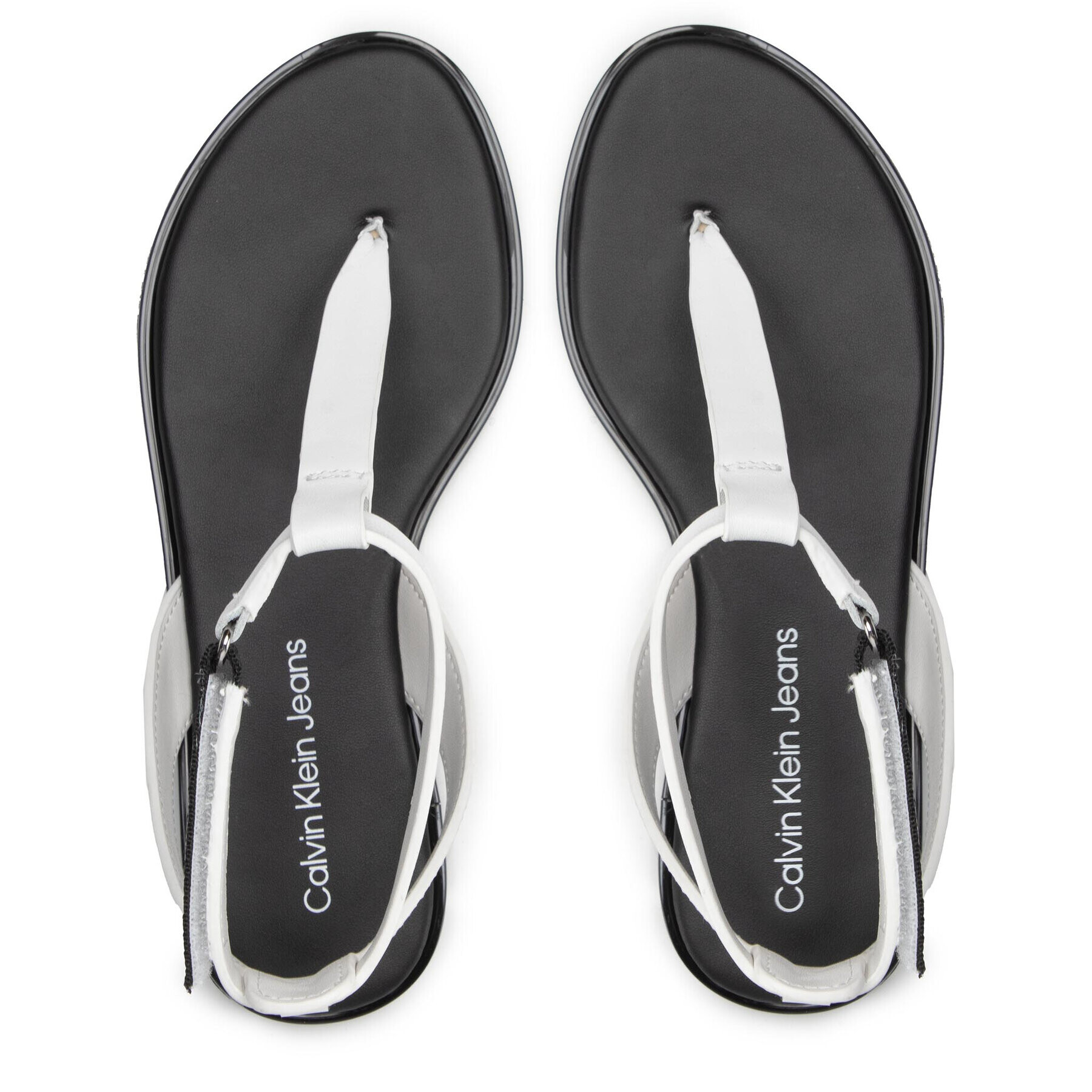 Calvin Klein Jeans Sandále Flat Sandal Toe YW0YW00545 Biela - Pepit.sk