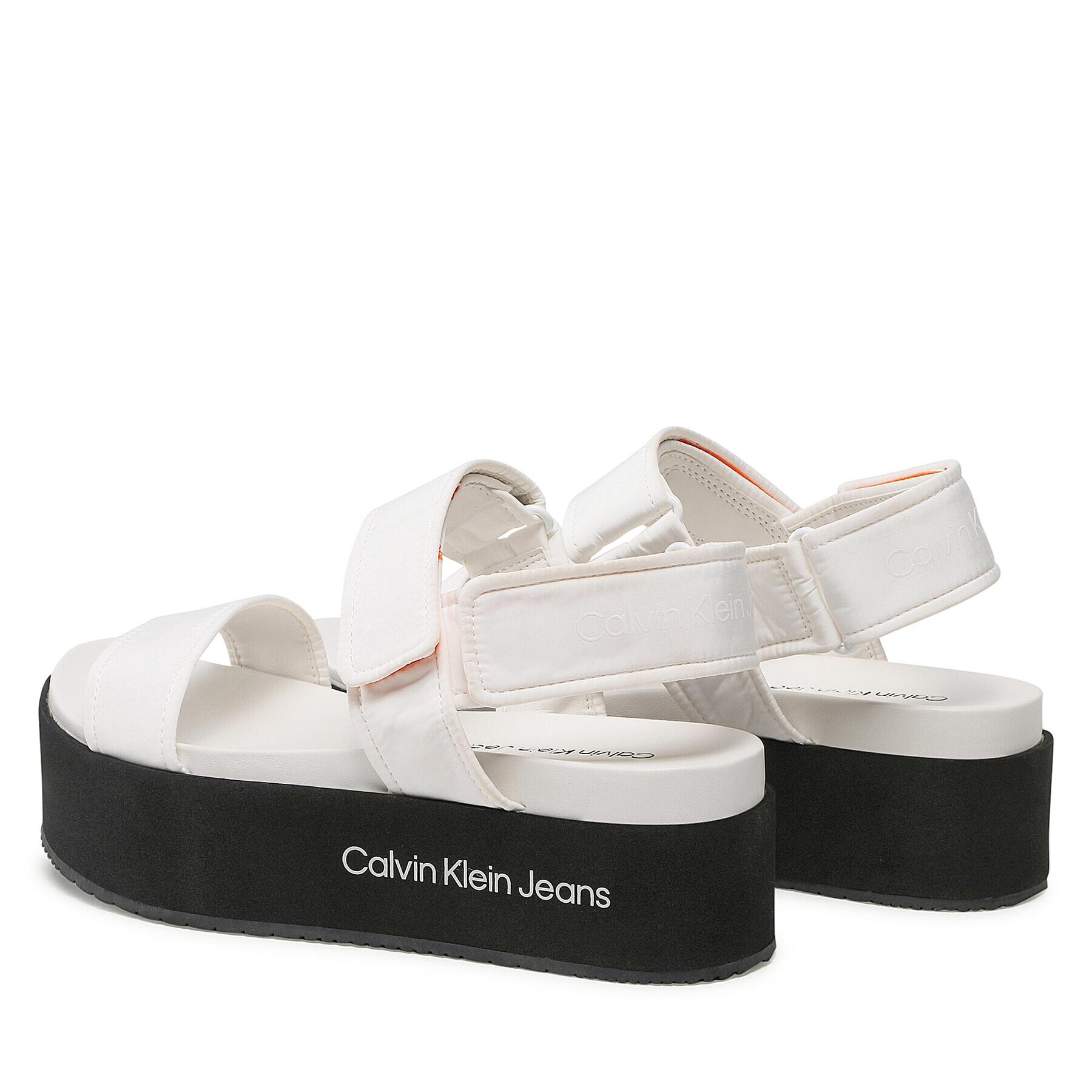 Calvin Klein Jeans Sandále Flatform Sandal Softny YW0YW00965 Biela - Pepit.sk