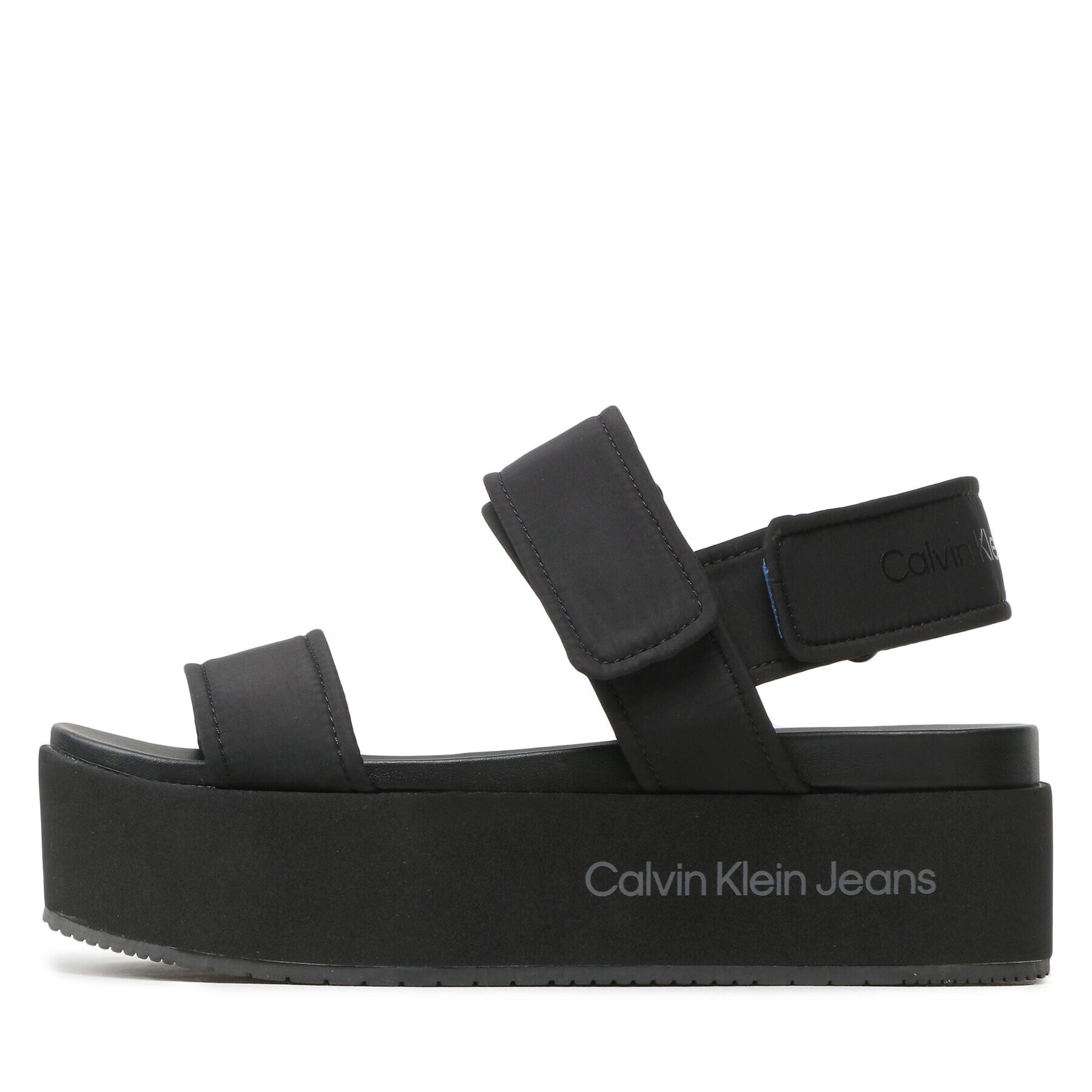 Calvin Klein Jeans Sandále Flatform Sandal Softny YW0YW00965 Čierna - Pepit.sk