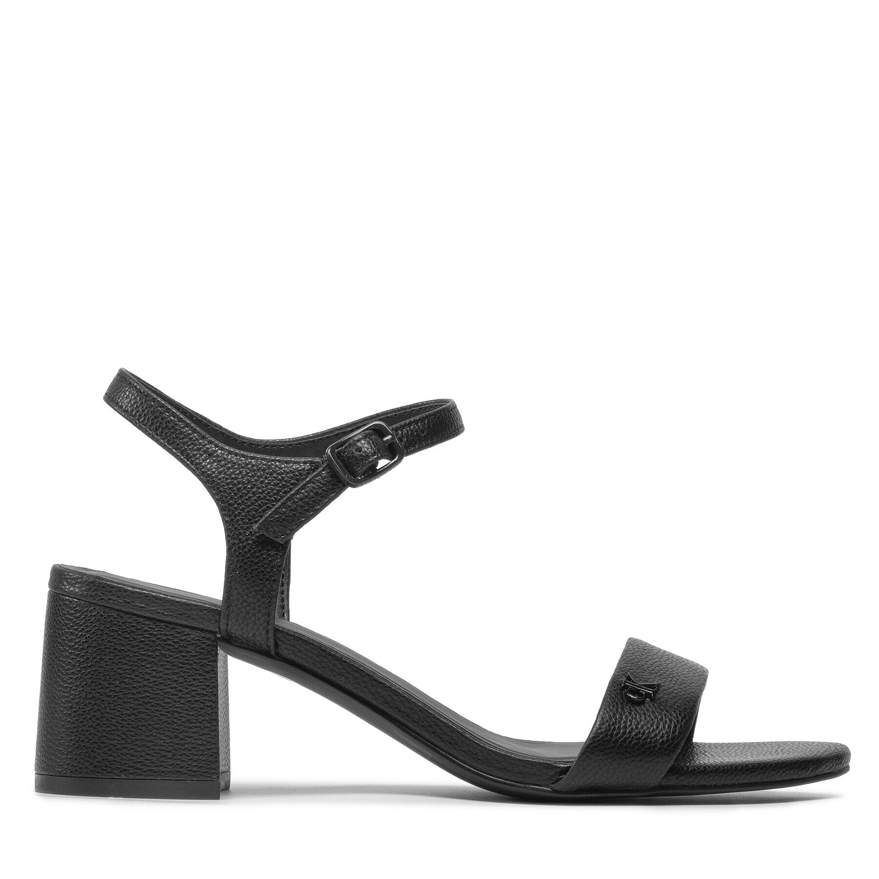 Calvin Klein Jeans Sandále Heel Sandal Strap Lth YW0YW00554 Čierna - Pepit.sk