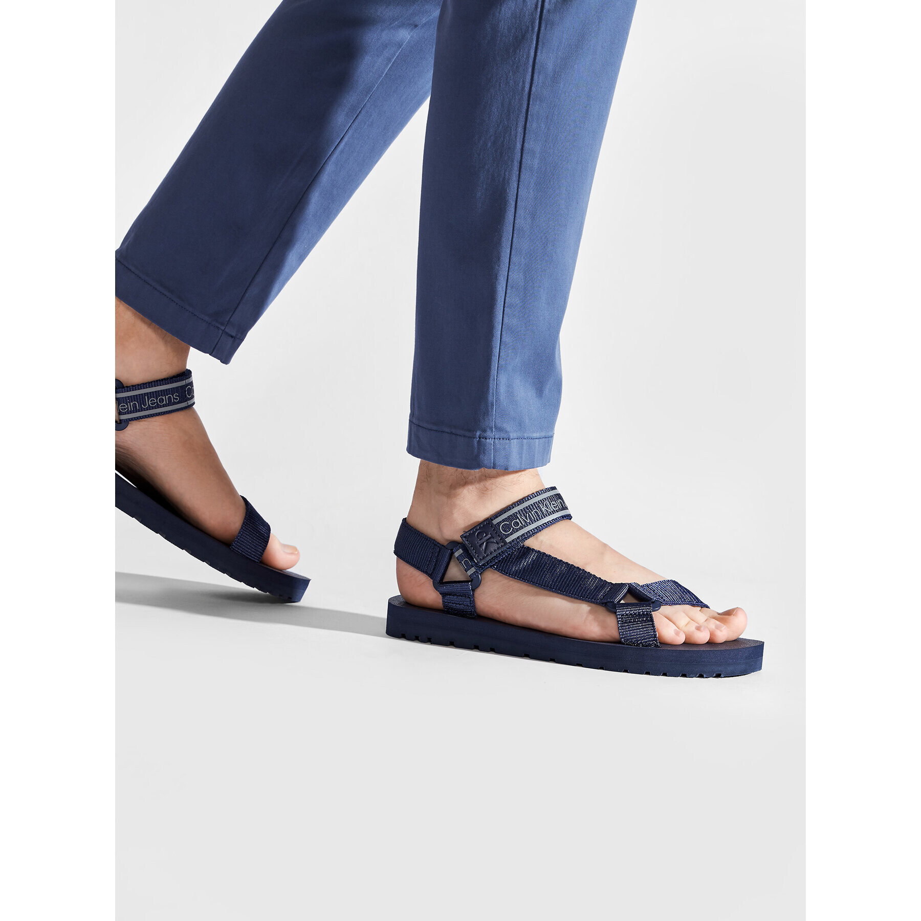 Calvin Klein Jeans Sandále Prefresato Sandal 1 YM0YM00352 Tmavomodrá - Pepit.sk