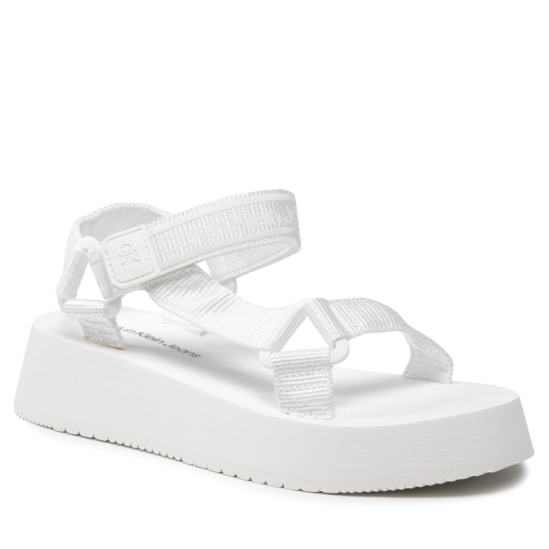 Calvin Klein Jeans Sandále Prefresato Sandal 1 YW0YW00557 Biela - Pepit.sk