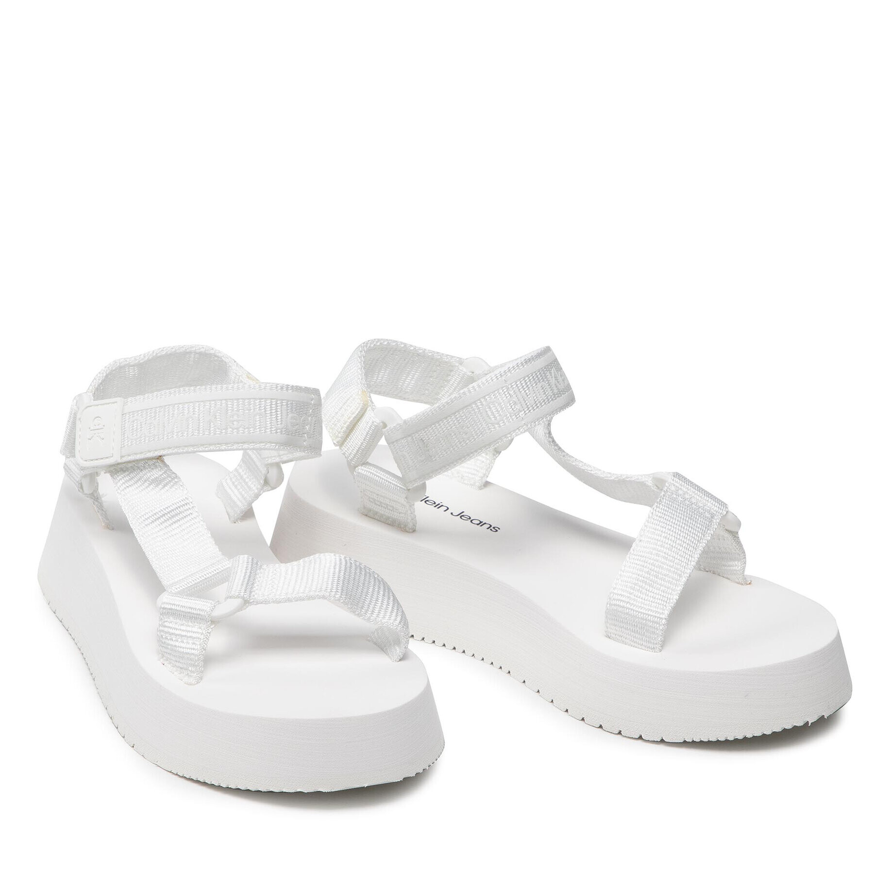 Calvin Klein Jeans Sandále Prefresato Sandal 1 YW0YW00557 Biela - Pepit.sk