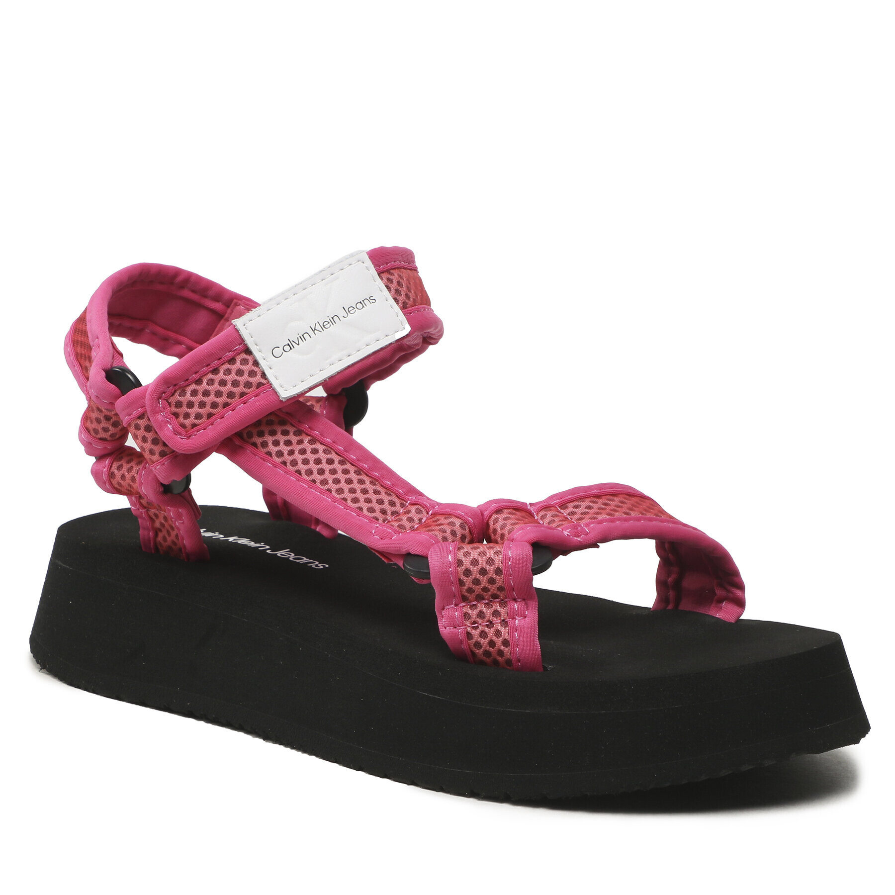 Calvin Klein Jeans Sandále Prefresato Sandal Webbing Mesh YW0YW00969 Ružová - Pepit.sk