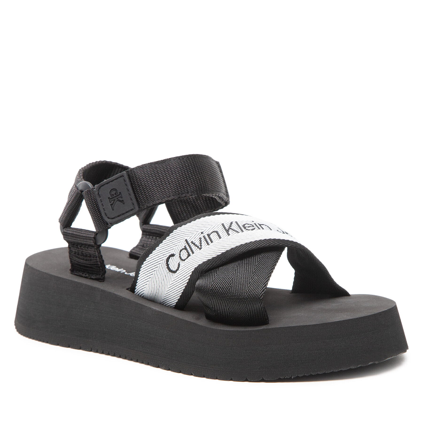 Calvin Klein Jeans Sandále Prefresato Sandal YW0YW00671 Čierna - Pepit.sk