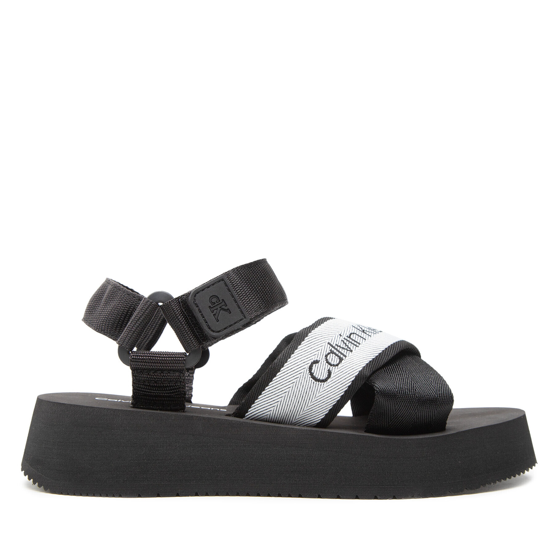 Calvin Klein Jeans Sandále Prefresato Sandal YW0YW00671 Čierna - Pepit.sk