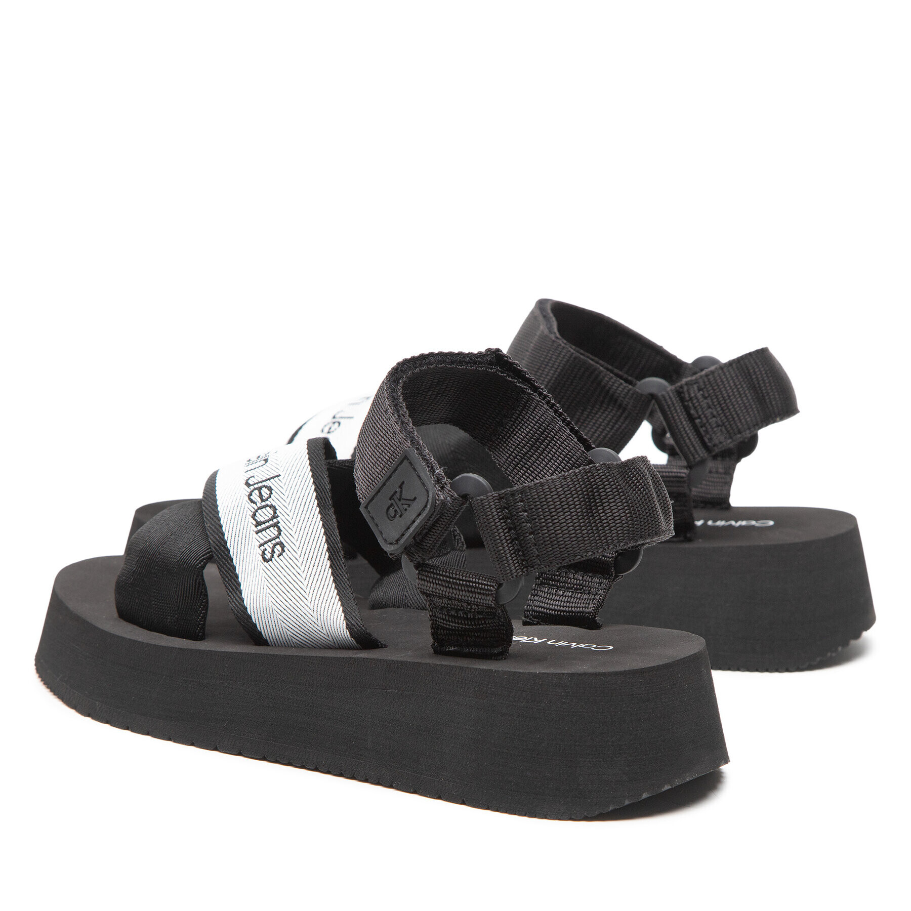 Calvin Klein Jeans Sandále Prefresato Sandal YW0YW00671 Čierna - Pepit.sk