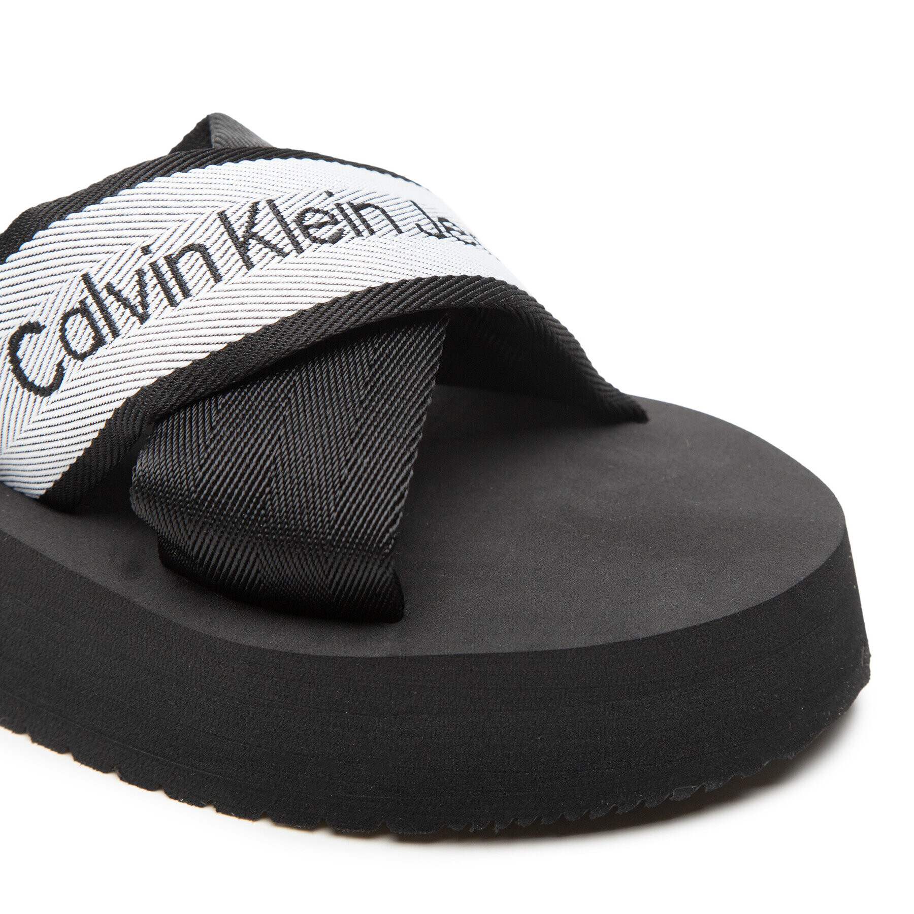 Calvin Klein Jeans Sandále Prefresato Sandal YW0YW00671 Čierna - Pepit.sk