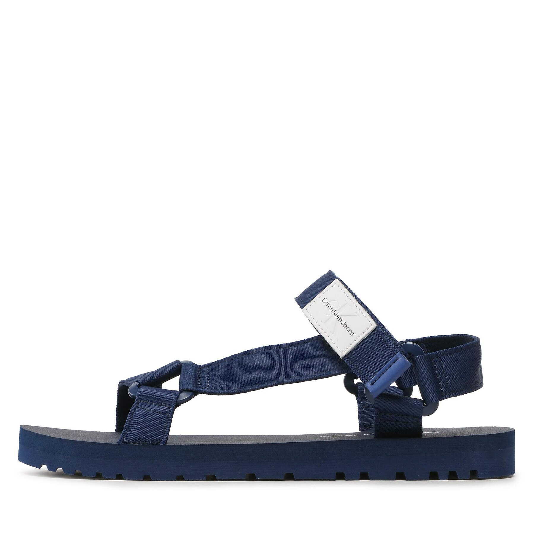 Calvin Klein Jeans Sandále Prefresato Webbing Strap Badge YM0YM00639 Tmavomodrá - Pepit.sk